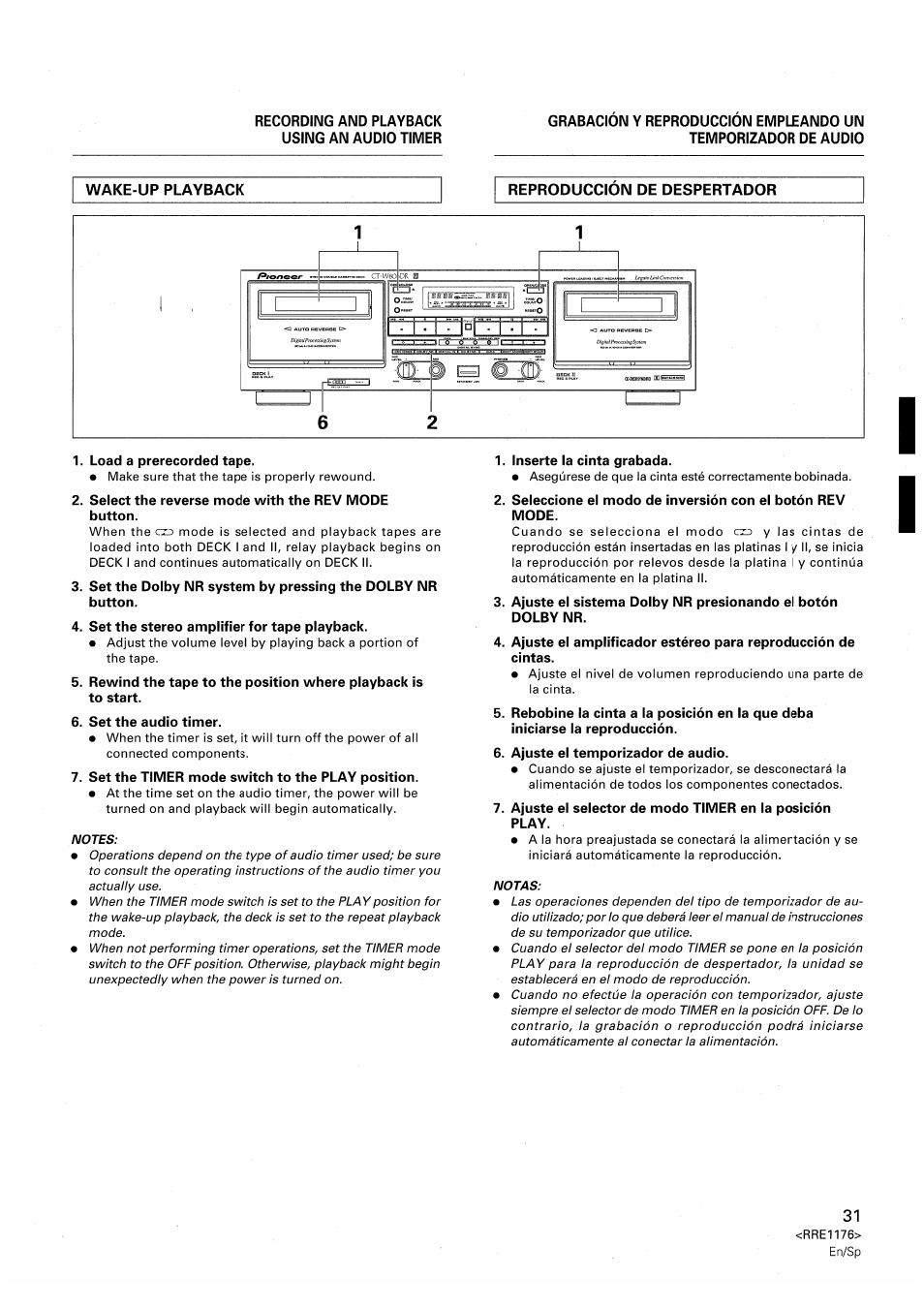 Pioneer CT-W806DR User Manual | Page 31 / 40