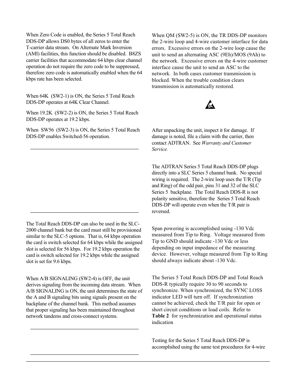 ADTRAN DDS-DP User Manual | Page 3 / 8