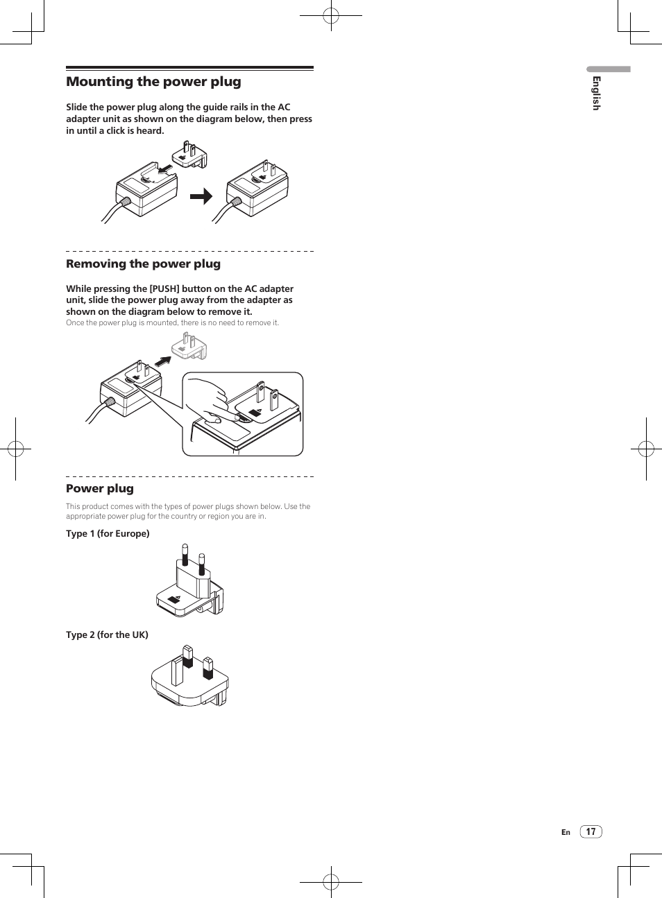 Mounting the power plug | Pioneer DDJ-SX User Manual | Page 17 / 132