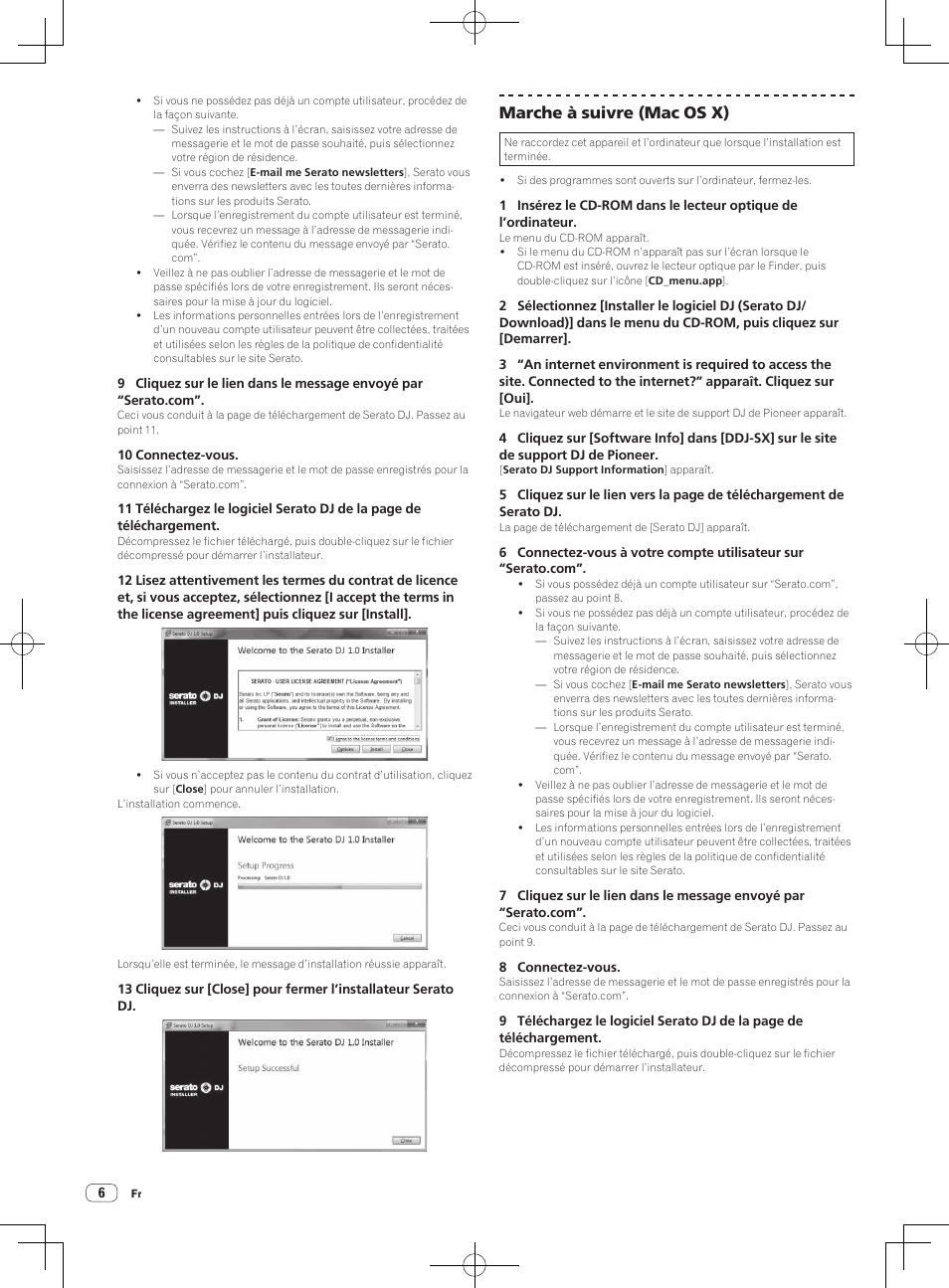 Marche à suivre (mac os x) | Pioneer DDJ-SX User Manual | Page 24 / 132