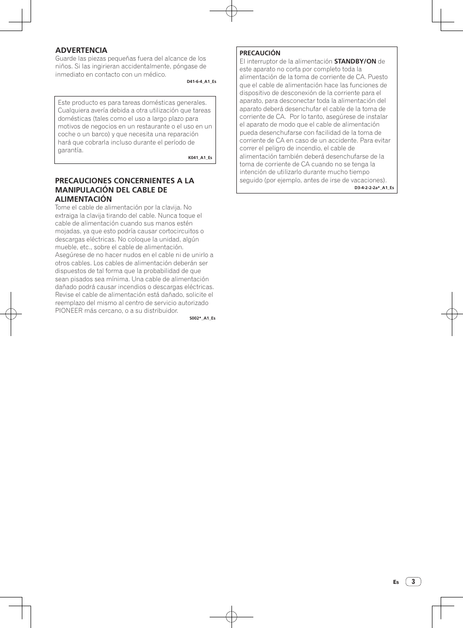 Advertencia | Pioneer DDJ-SX User Manual | Page 75 / 132