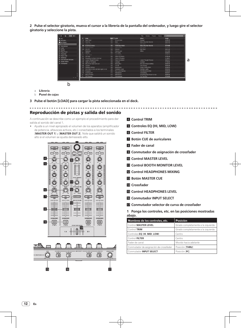 Reproducción de pistas y salida del sonido | Pioneer DDJ-SX User Manual | Page 84 / 132