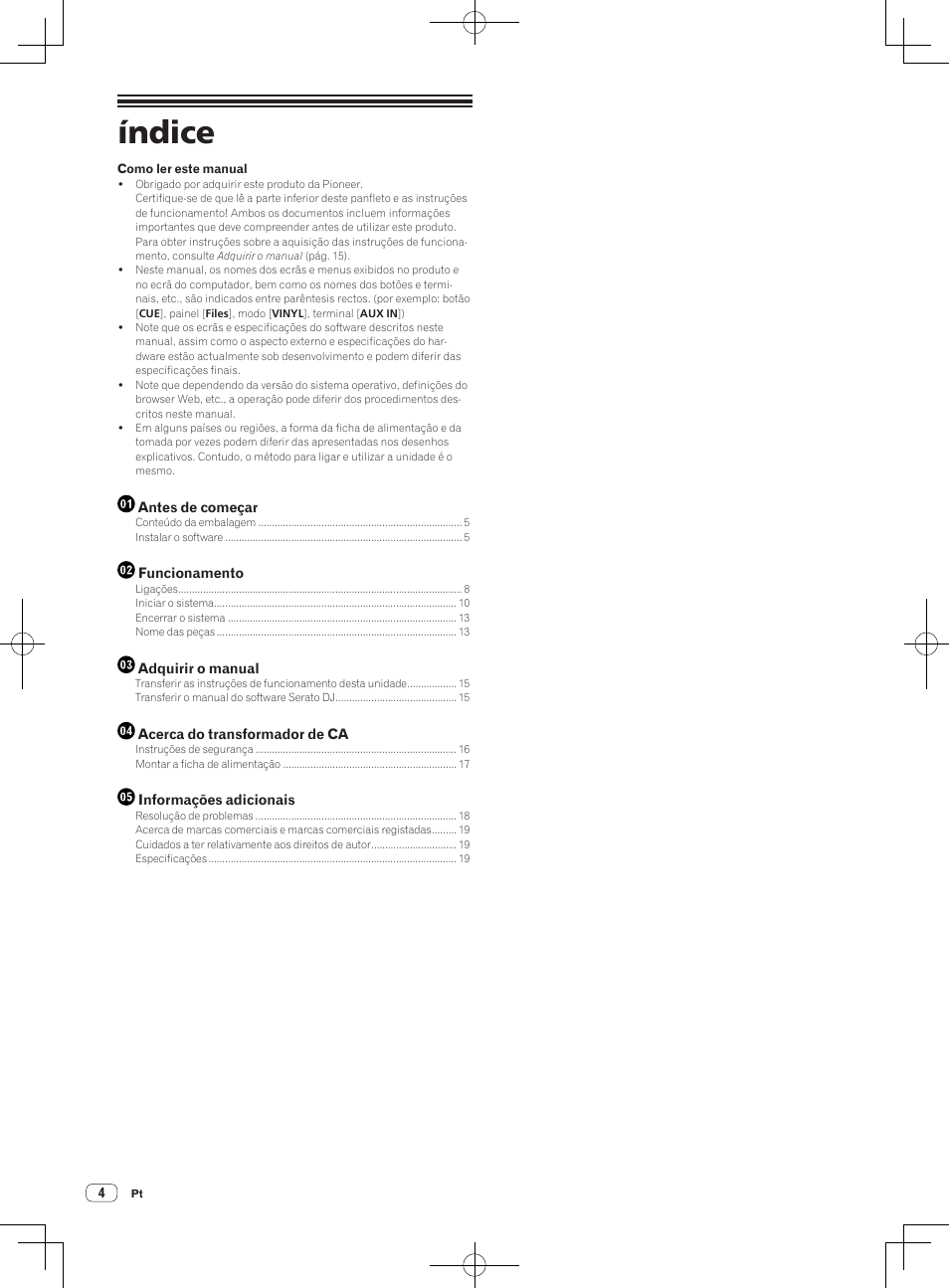 Controlador de dj, Índice | Pioneer DDJ-SX User Manual | Page 94 / 132