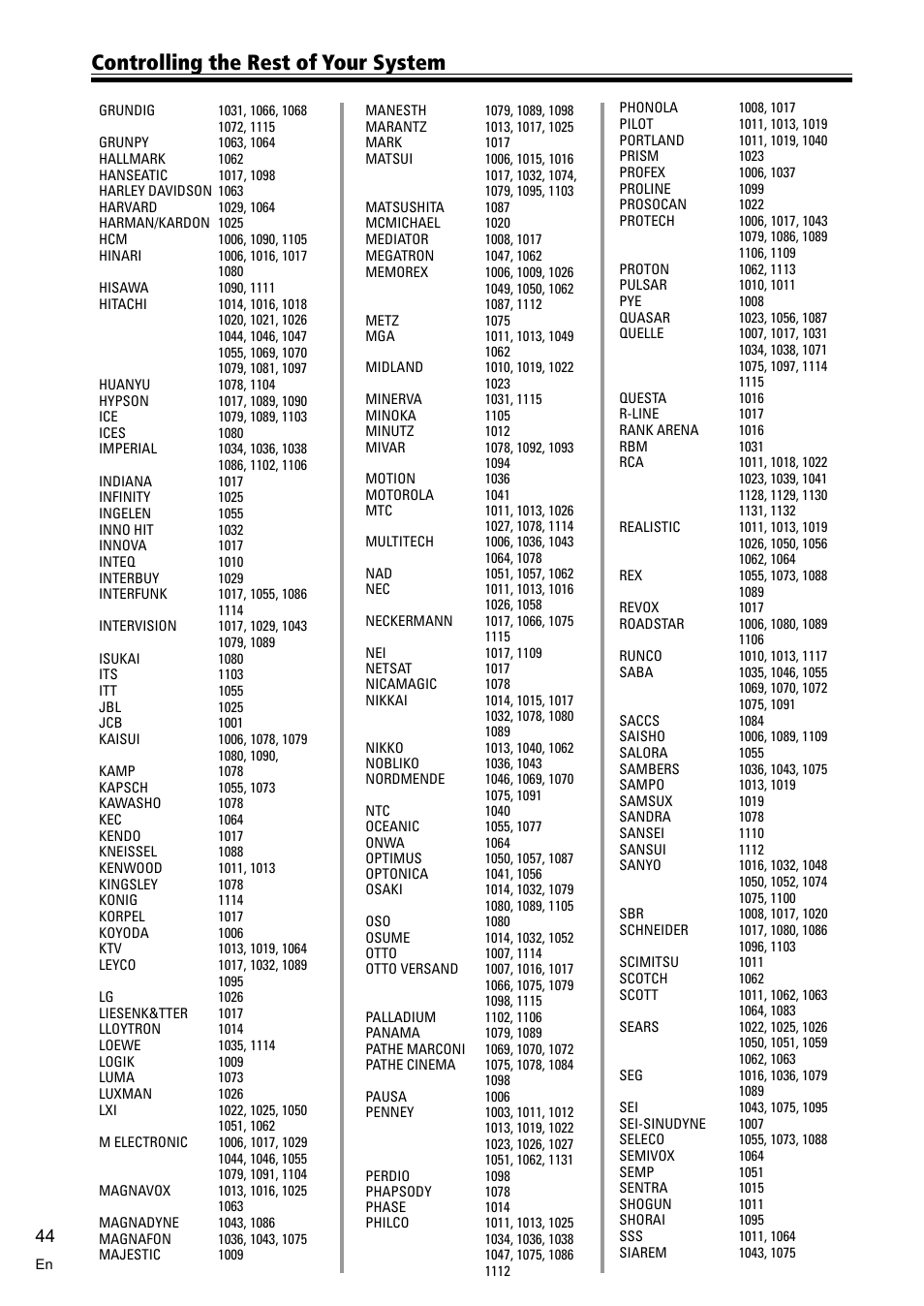 Controlling the rest of your system | Pioneer VSX-D710S User Manual | Page 44 / 52