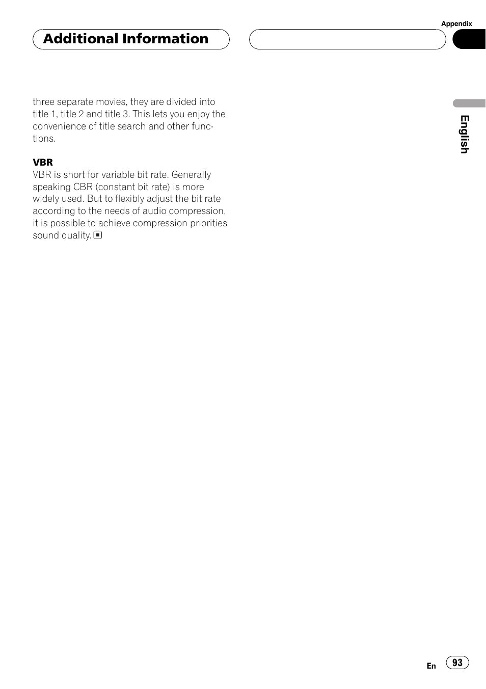 Additional information | Pioneer DVH-P5000MP User Manual | Page 93 / 204