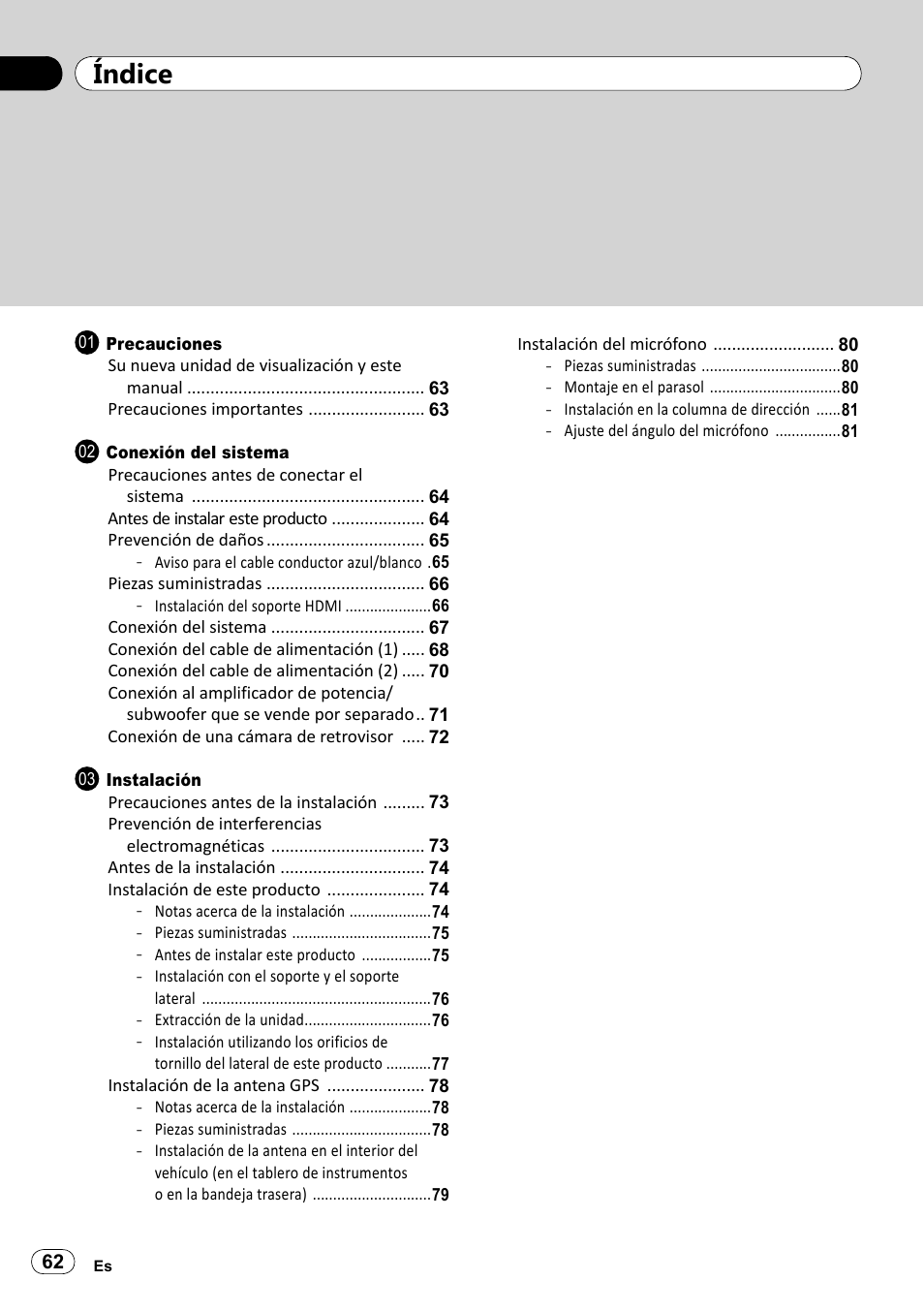 Pioneer SPH-DA100 User Manual | Page 62 / 144