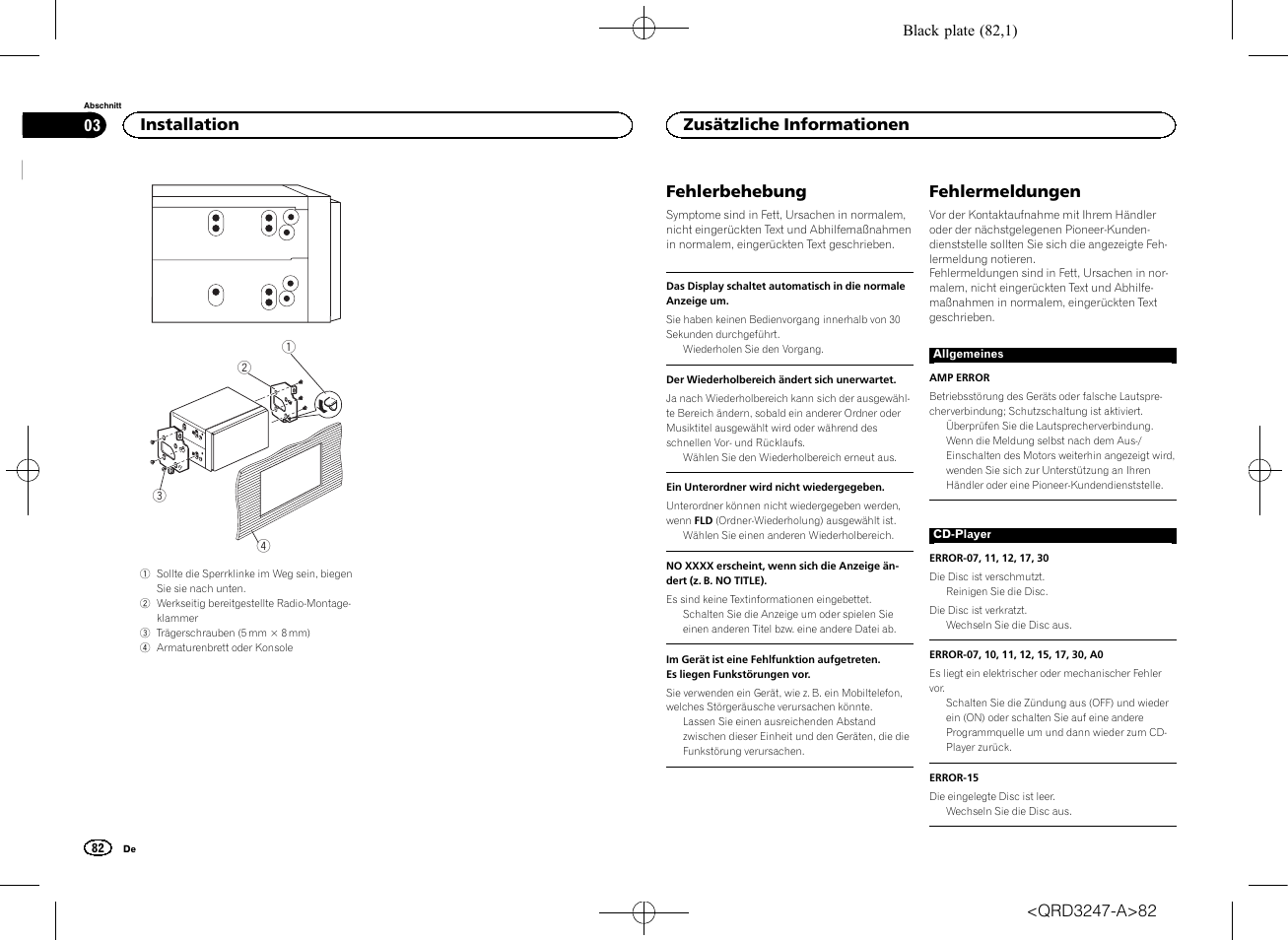 Pioneer FH-460UI User Manual | Page 82 / 128
