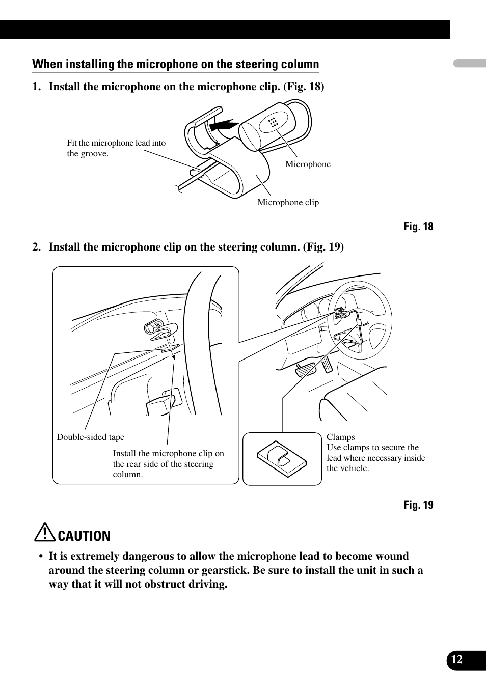 Caution | Pioneer DEH-P55BT User Manual | Page 13 / 86