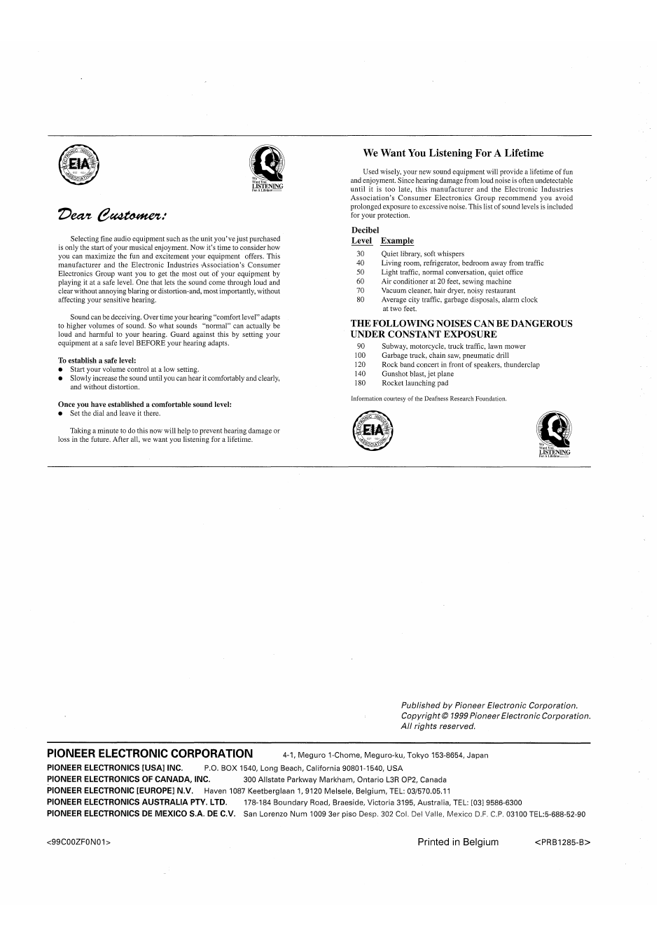 Cc4to*h, Pioneer electronic corporation | Pioneer MJ-D508 User Manual | Page 48 / 48