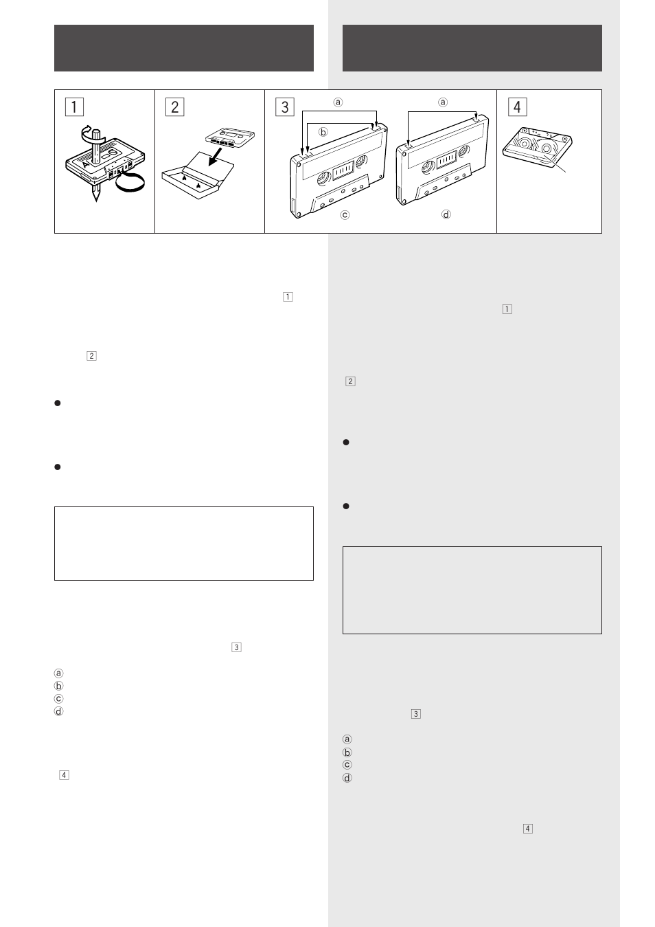 How to handle cassette tapes, Comment manipuler les cassettes | Pioneer CT-IS21 User Manual | Page 16 / 56