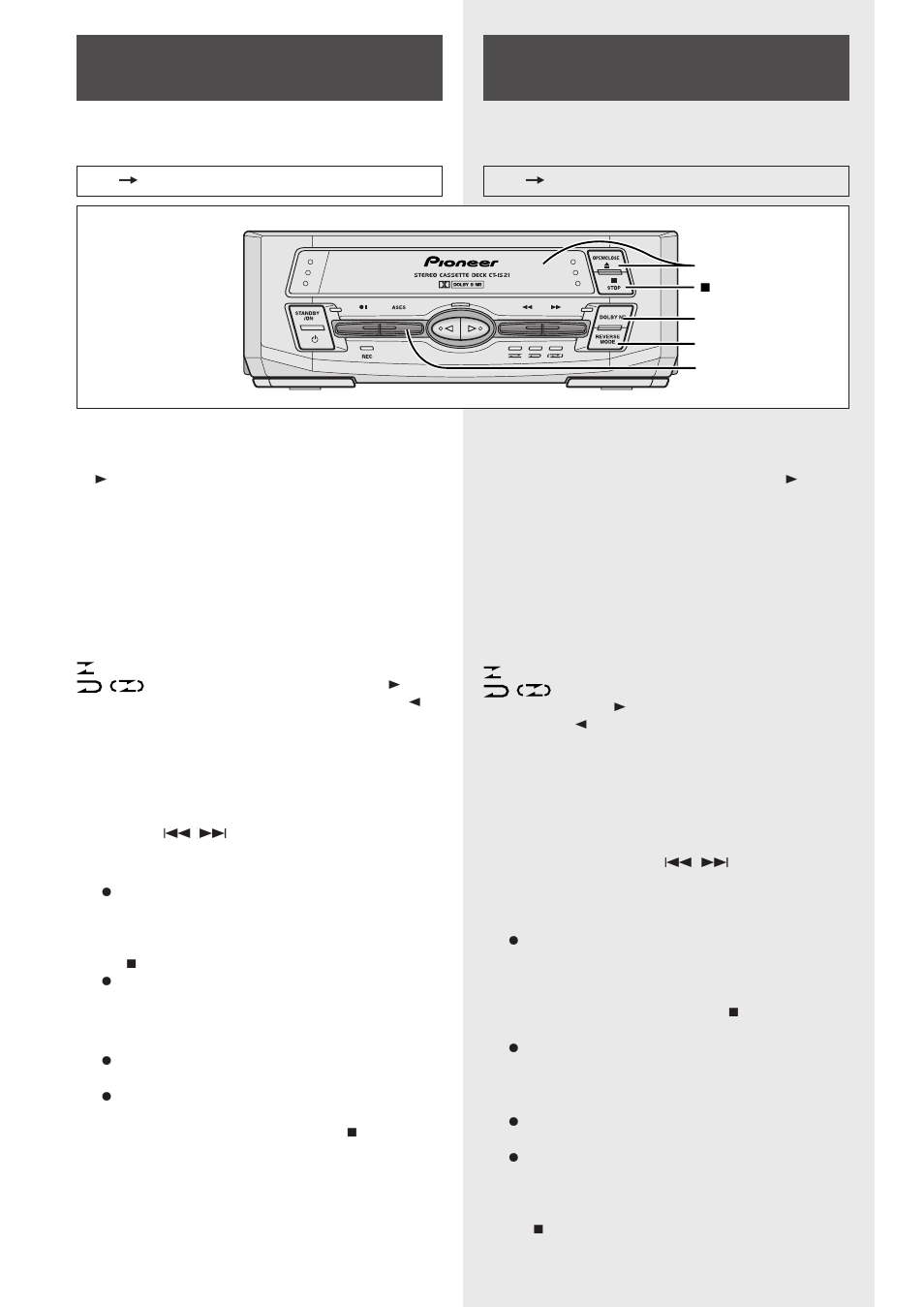 A.s.e.s. (auto synchro editing system), Tape (this unit), Cassette (cet appareil) | Cd = tape (this unit), Cd = cassette (cet appareil) | Pioneer CT-IS21 User Manual | Page 28 / 56