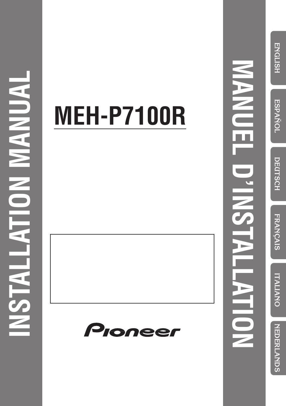 Pioneer MEH-P7100R User Manual | 52 pages