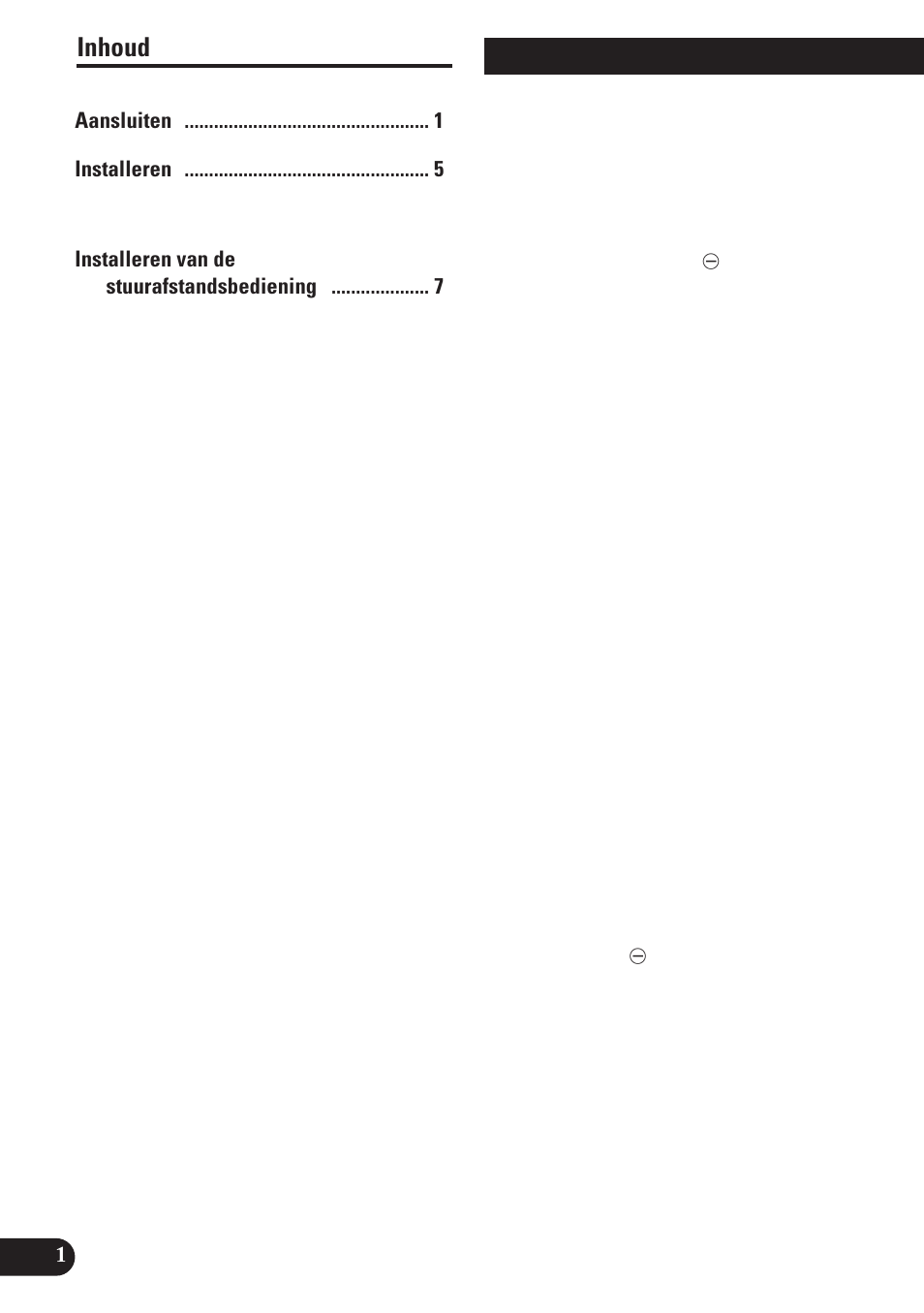 Aansluiten, Inhoud | Pioneer MEH-P7100R User Manual | Page 42 / 52
