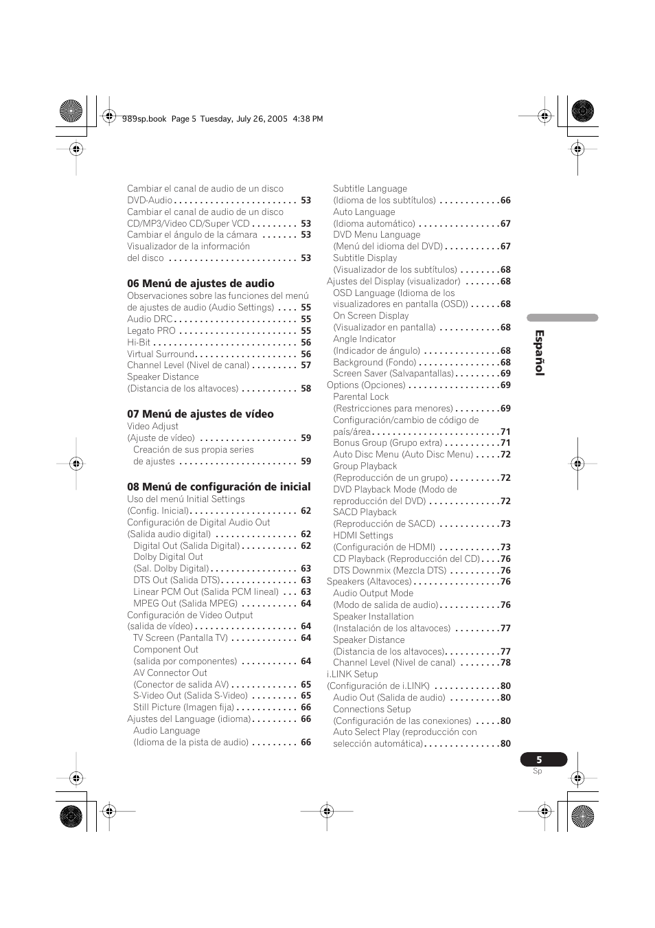 Pioneer DV-989AVi-S User Manual | Page 103 / 202