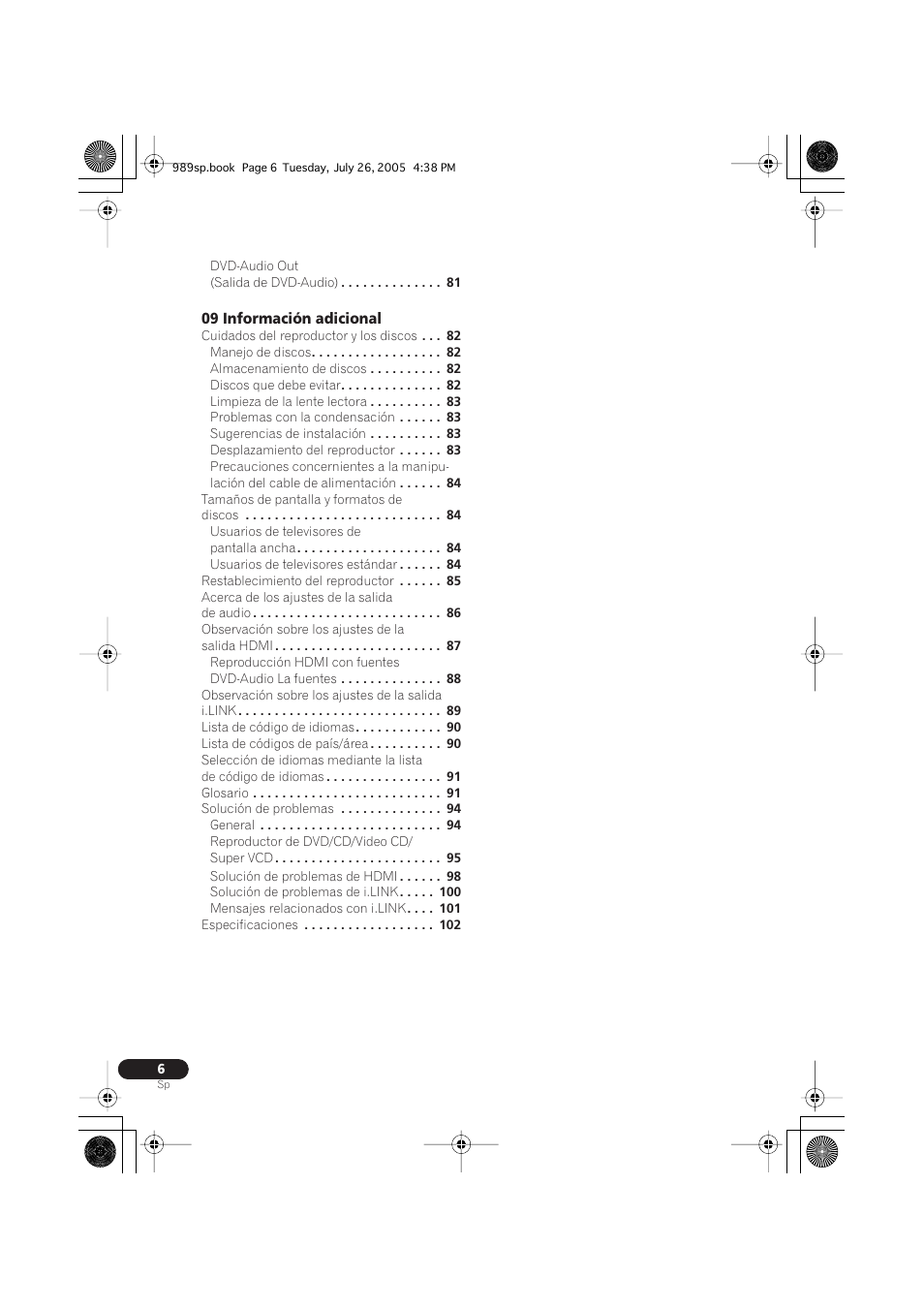 Pioneer DV-989AVi-S User Manual | Page 104 / 202