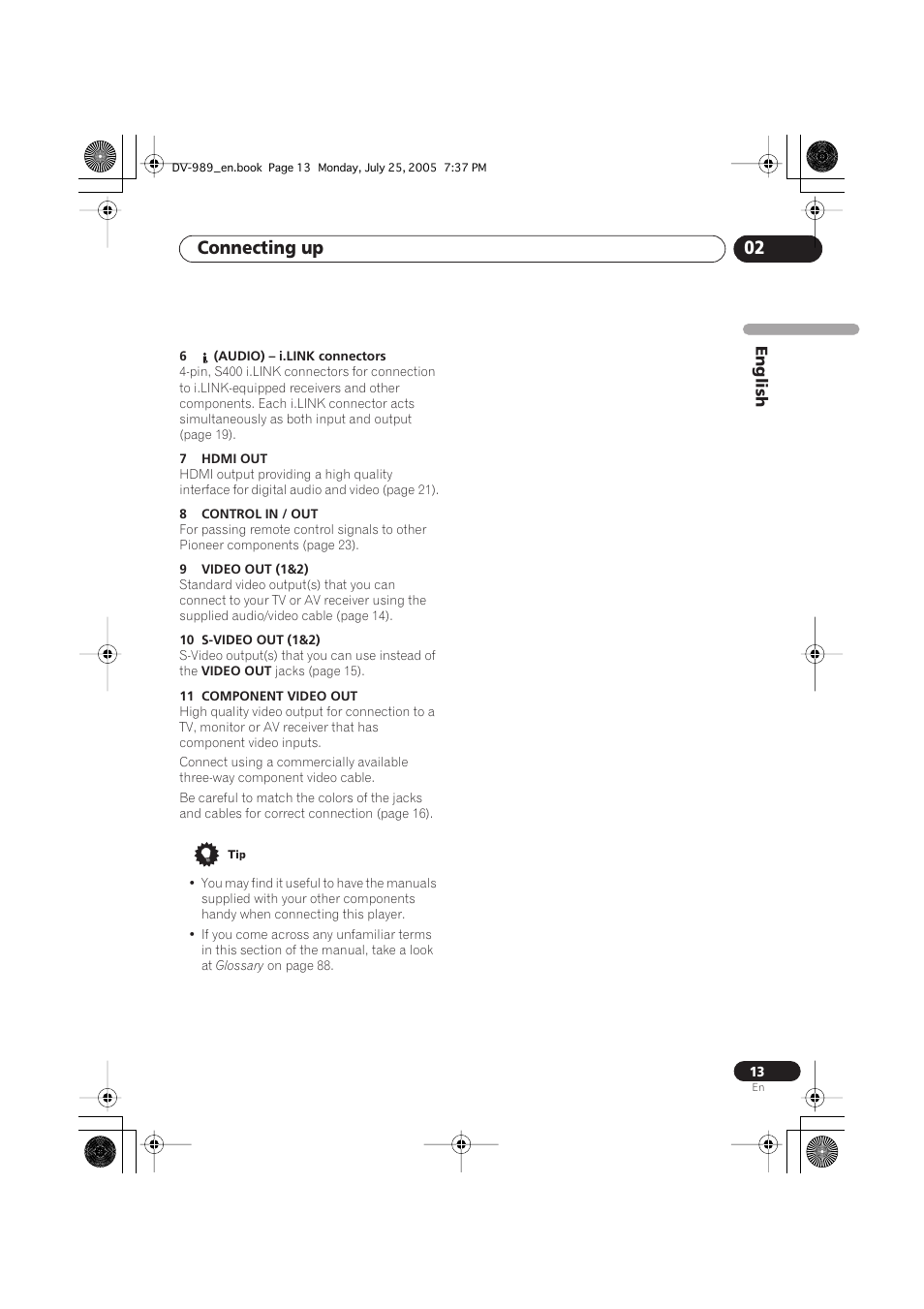 Connecting up 02 | Pioneer DV-989AVi-S User Manual | Page 13 / 202