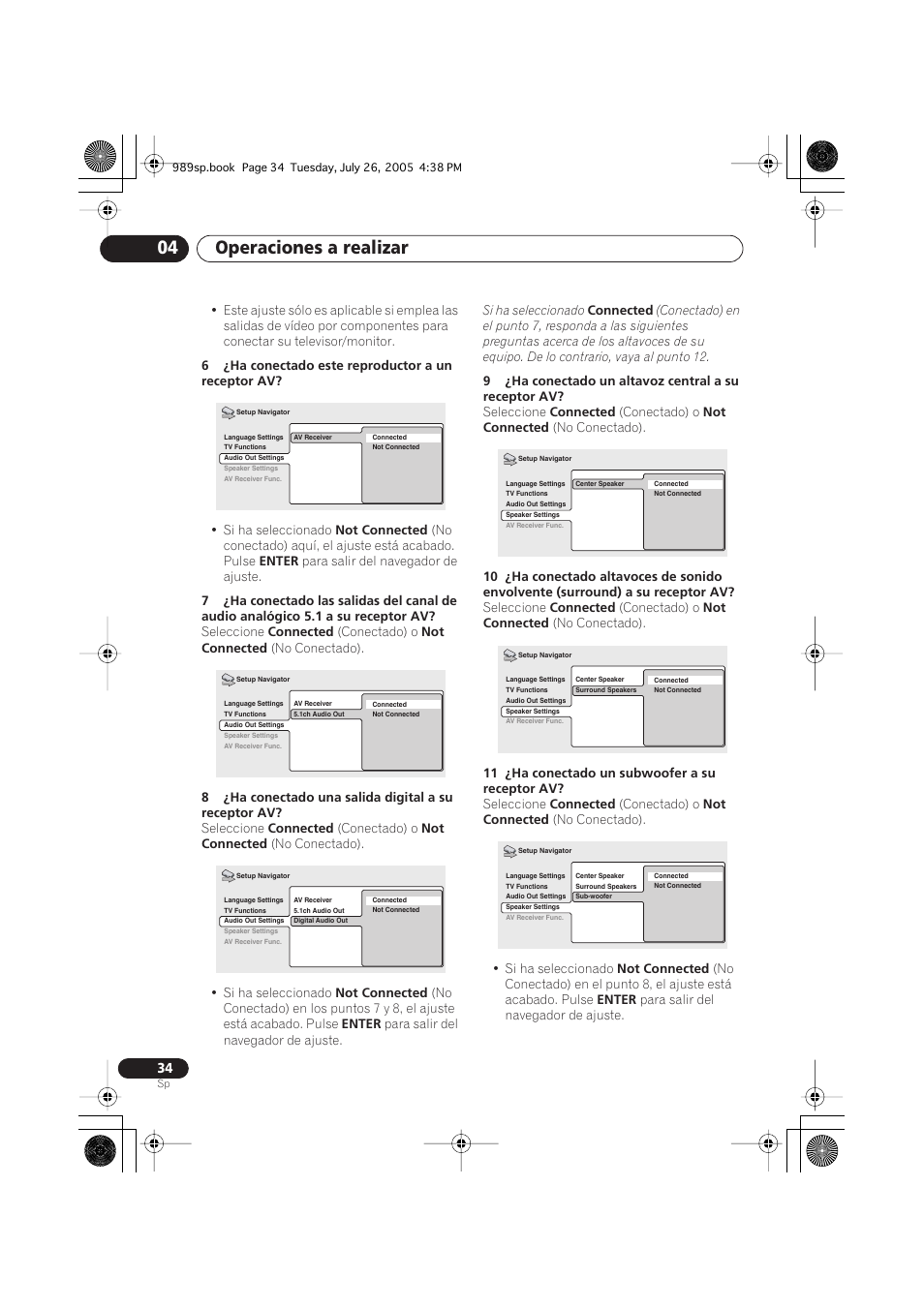 Operaciones a realizar 04 | Pioneer DV-989AVi-S User Manual | Page 132 / 202