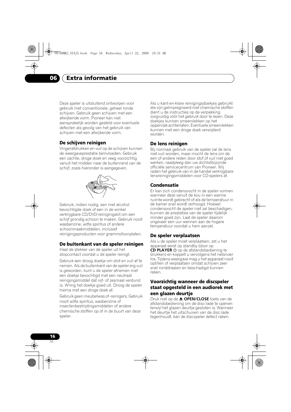 Extra informatie 06 | Pioneer PD-D9MK2-K User Manual | Page 70 / 128