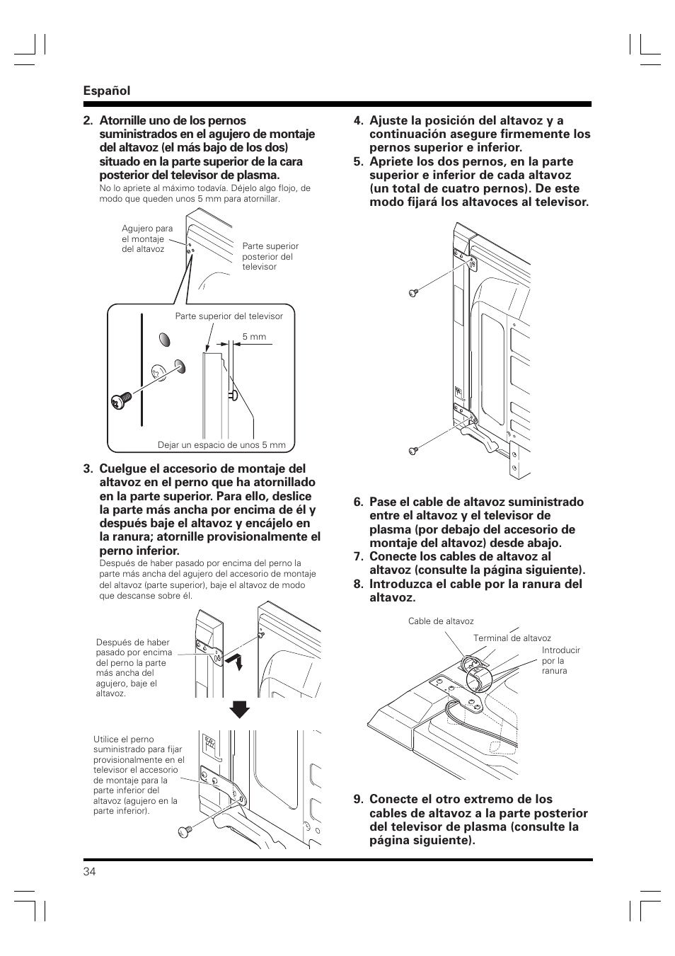 Pioneer PDP-S61 User Manual | Page 34 / 44