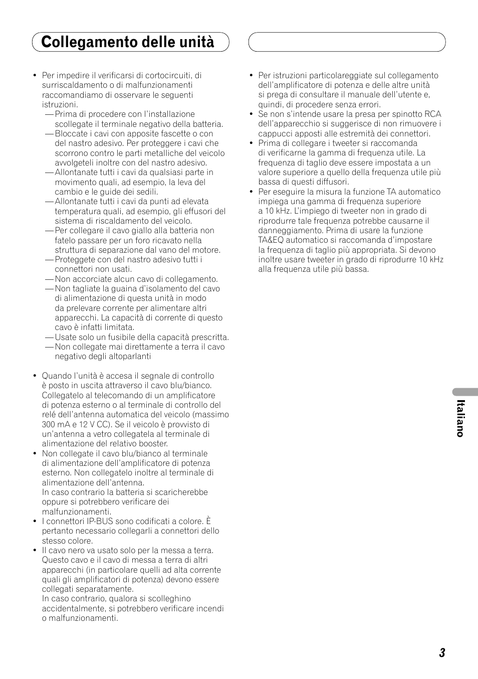 Collegamento delle unità | Pioneer DEX-P99RS User Manual | Page 59 / 99