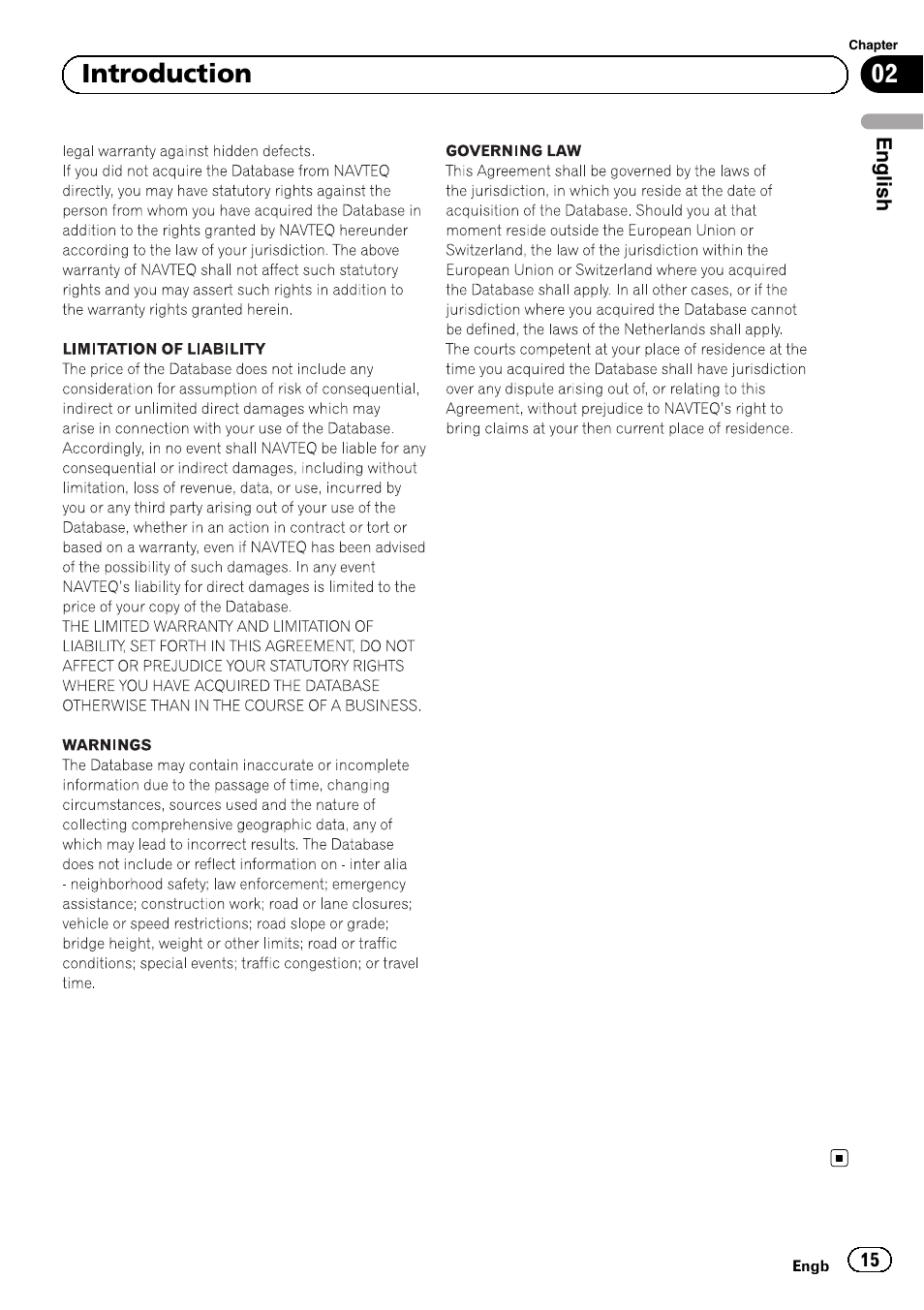 02 introduction | Pioneer AVIC-F8430BT User Manual | Page 15 / 104