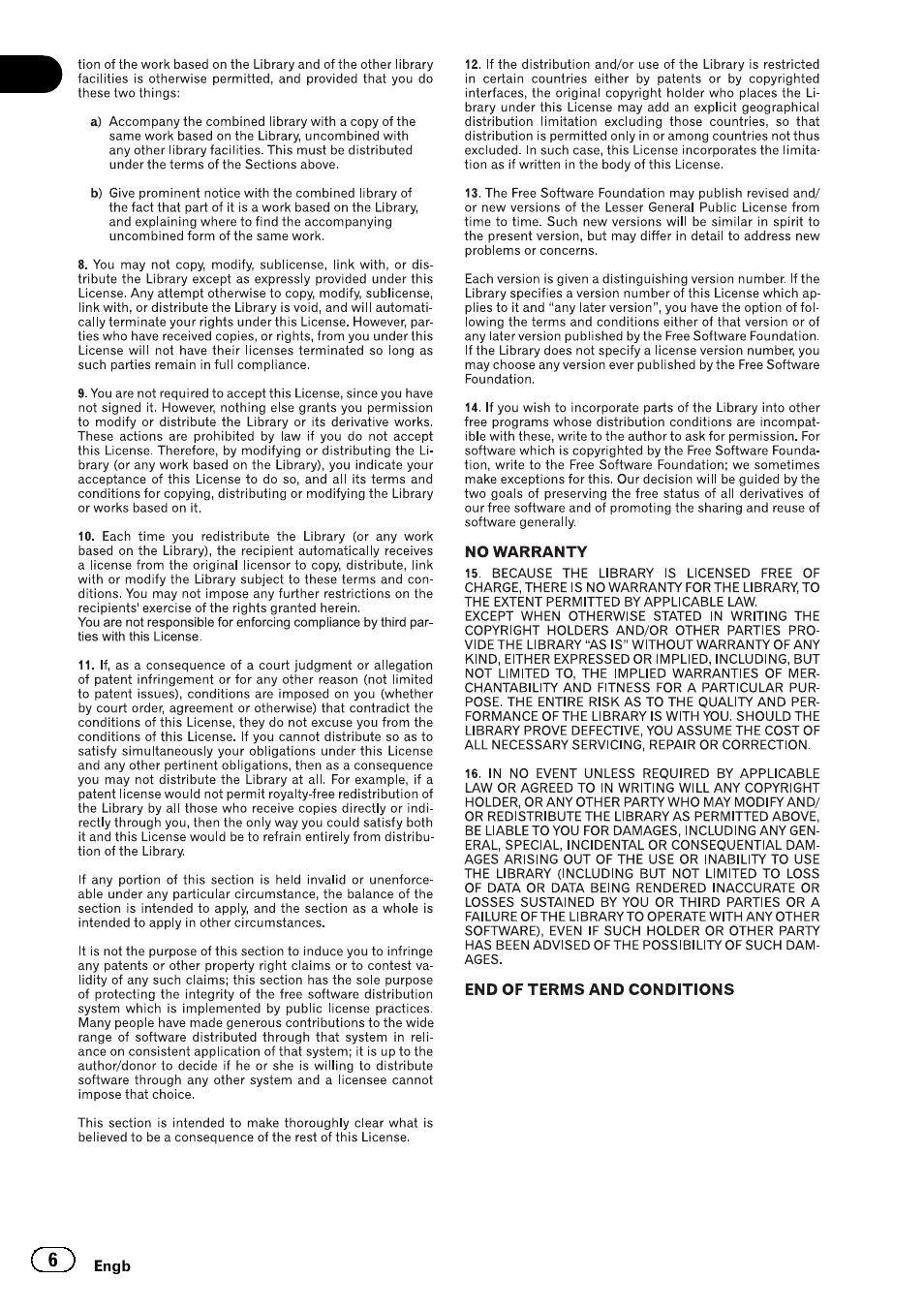 Pioneer AVIC-F8430BT User Manual | Page 6 / 104