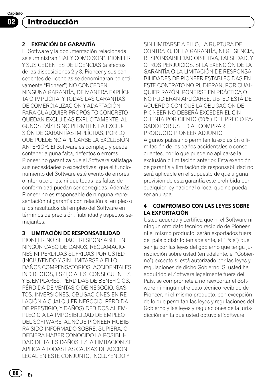 02 introducción | Pioneer AVIC-F8430BT User Manual | Page 60 / 104