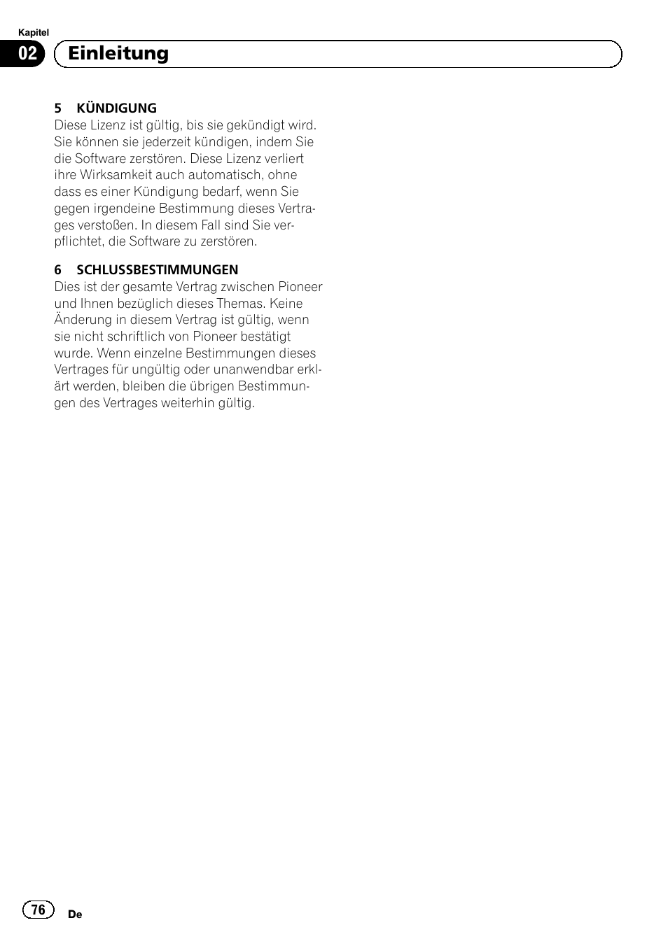 02 einleitung | Pioneer AVIC-F8430BT User Manual | Page 76 / 104