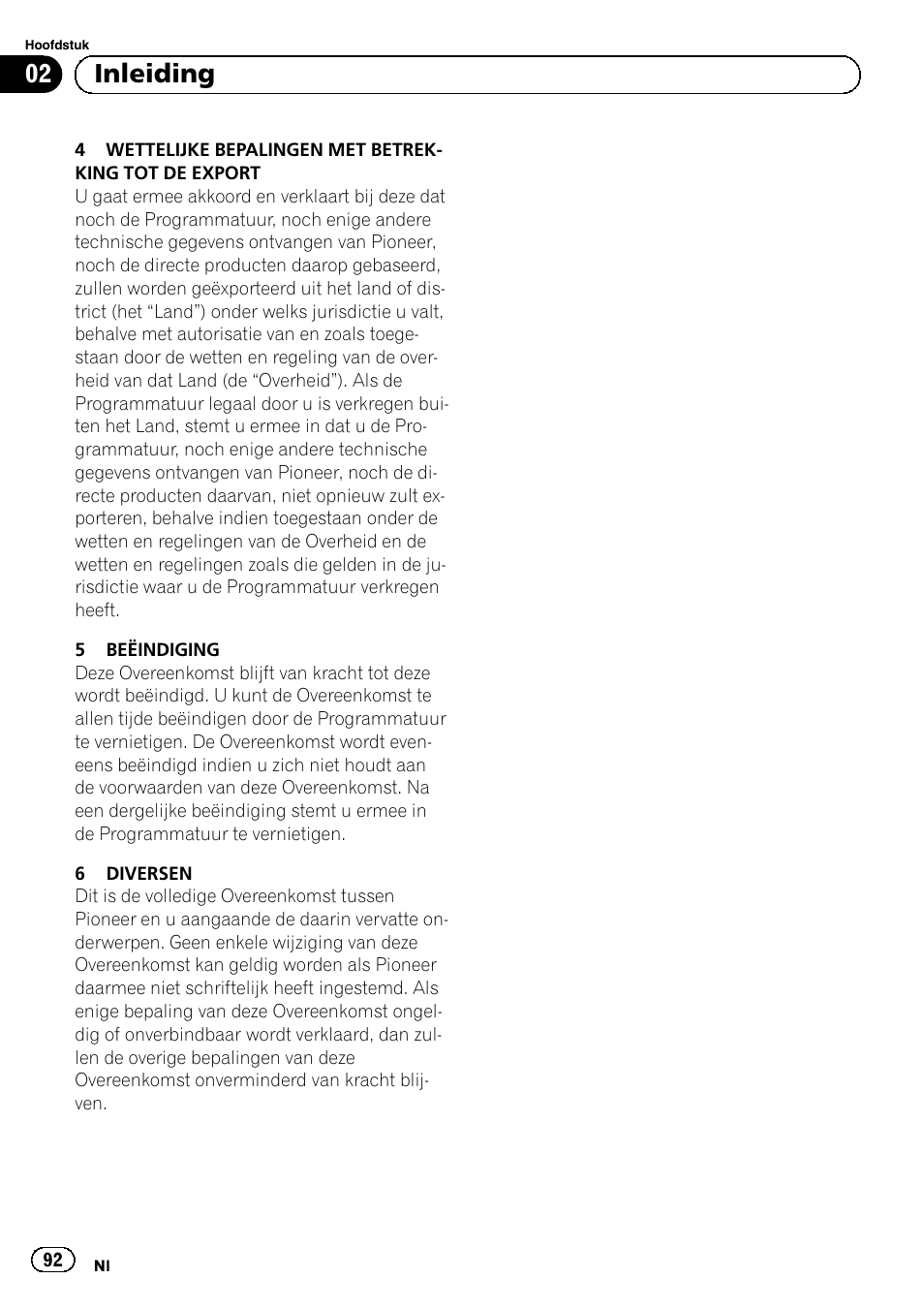 02 inleiding | Pioneer AVIC-F8430BT User Manual | Page 92 / 104