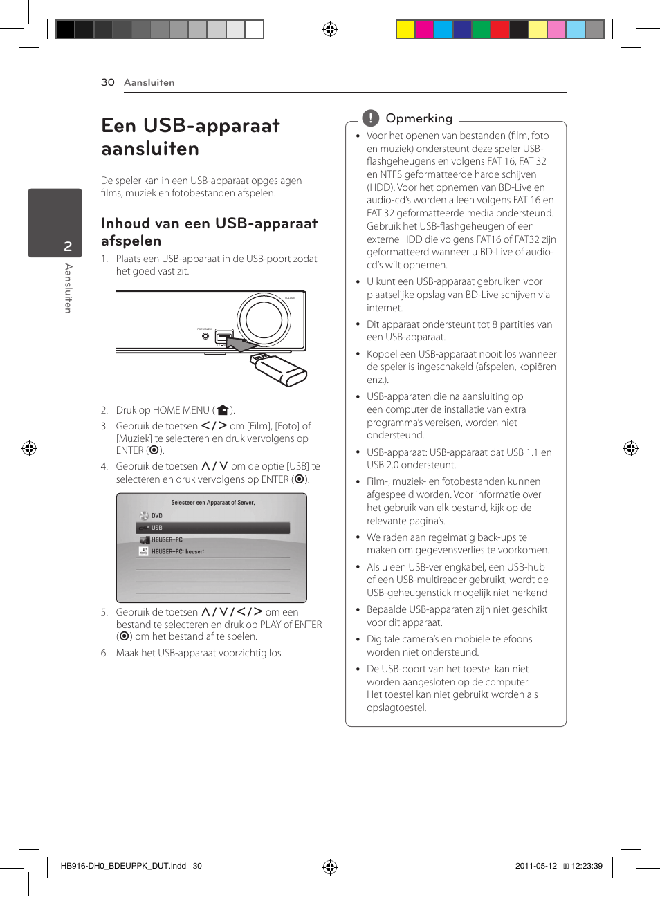 Afspelen, Een usb-apparaat aansluiten, Inhoud van een usb-apparaat afspelen | Pioneer BCS-414 User Manual | Page 356 / 400