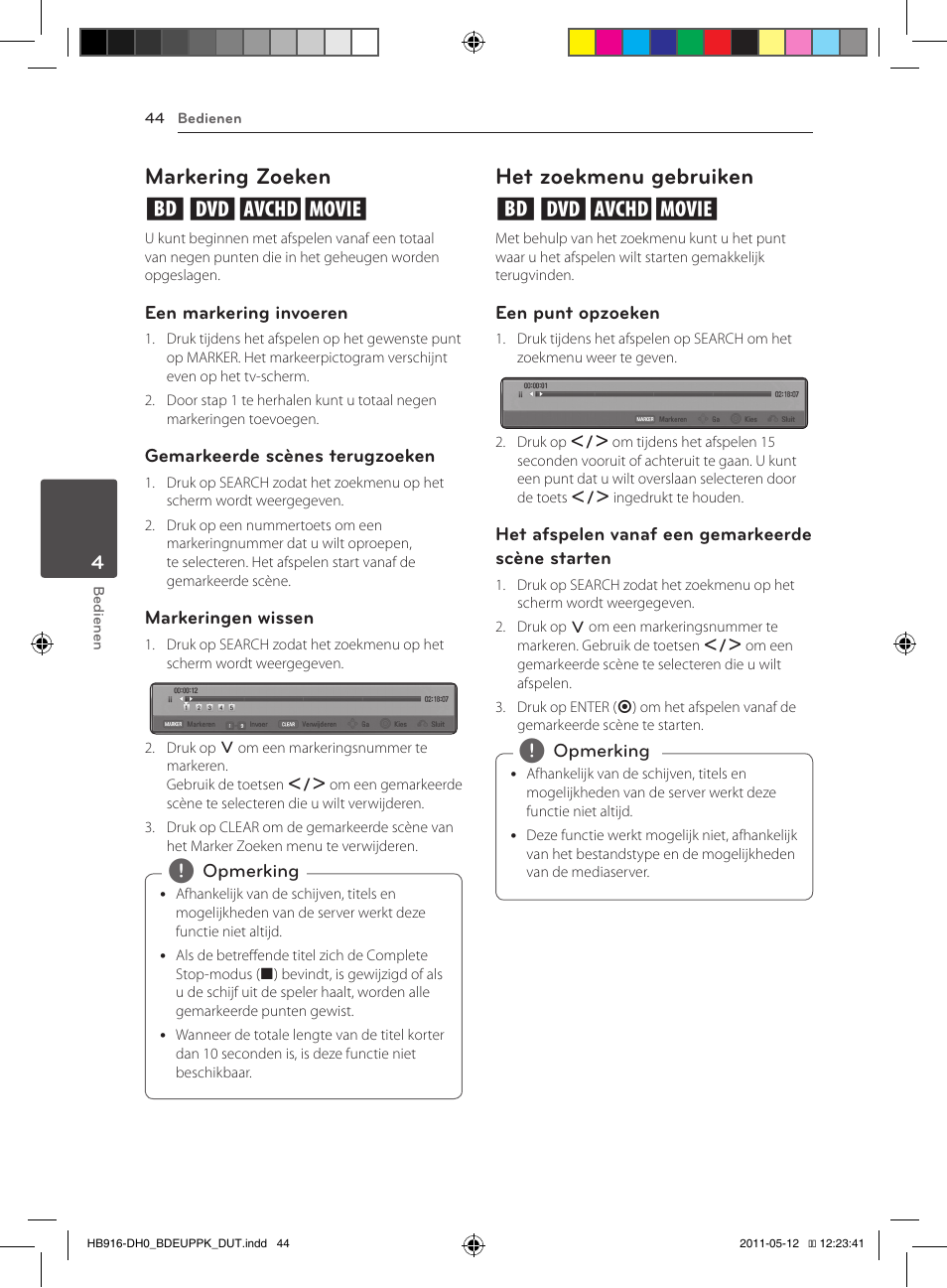 44 – markering zoeken 44 – het zoekmenu gebruiken, Markering zoeken eroy, Het zoekmenu gebruiken eroy | Pioneer BCS-414 User Manual | Page 370 / 400