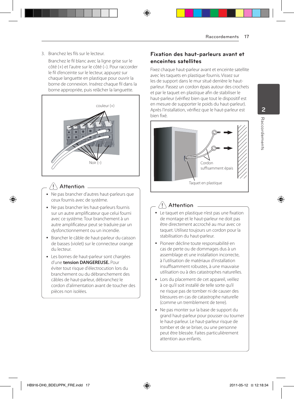 Attention | Pioneer BCS-414 User Manual | Page 81 / 400