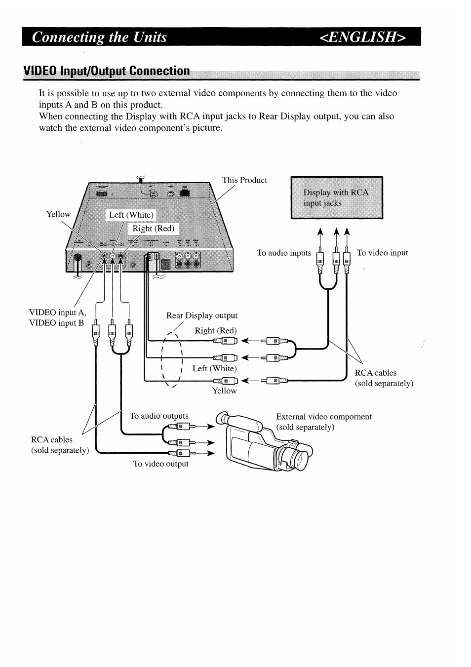 Connecting the units <english | Pioneer AVM-P7000R User Manual | Page 10 / 25