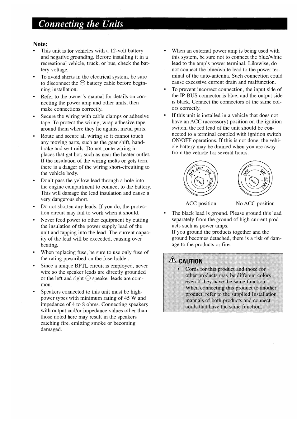 Connecting the units | Pioneer AVM-P7000R User Manual | Page 3 / 25