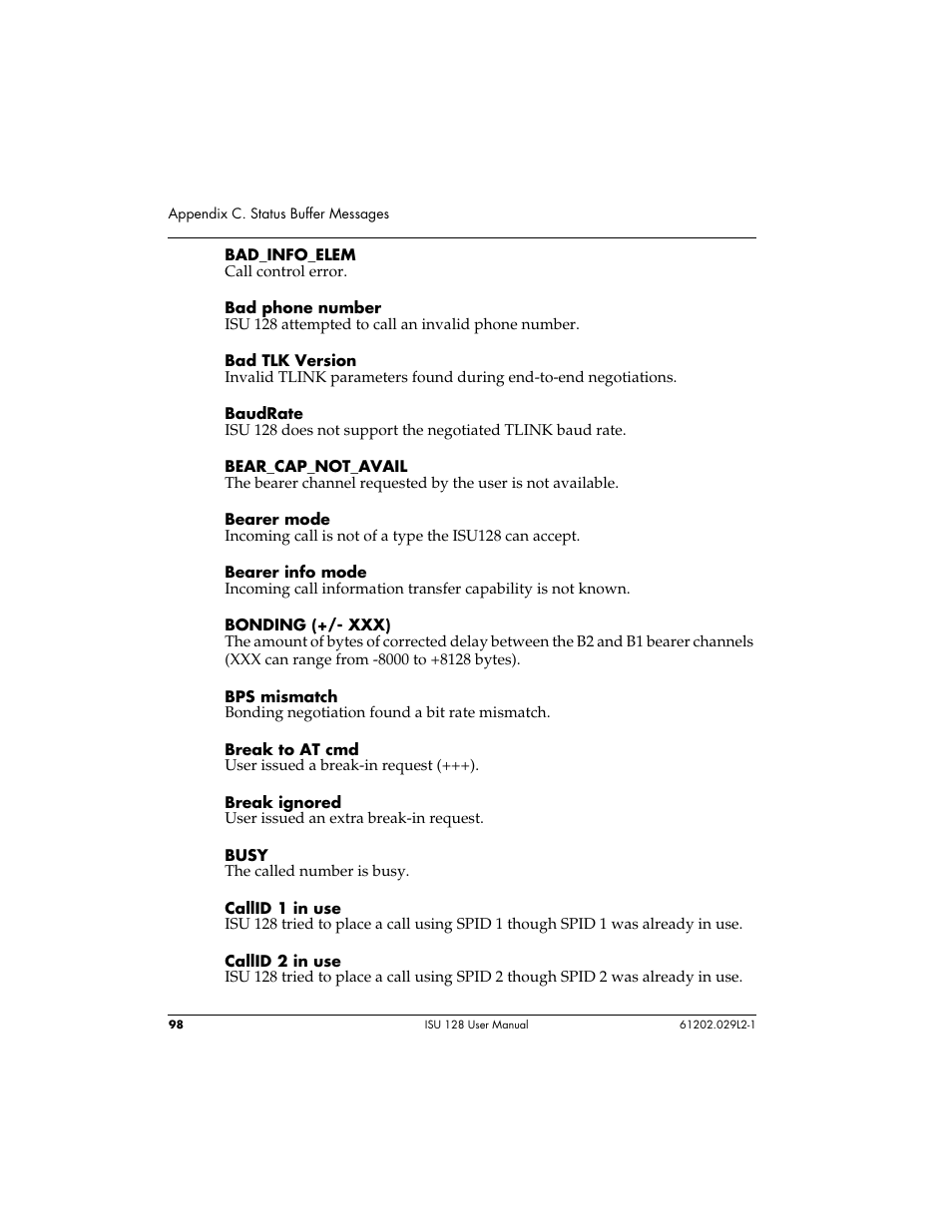 ADTRAN ISU 128 User Manual | Page 113 / 152