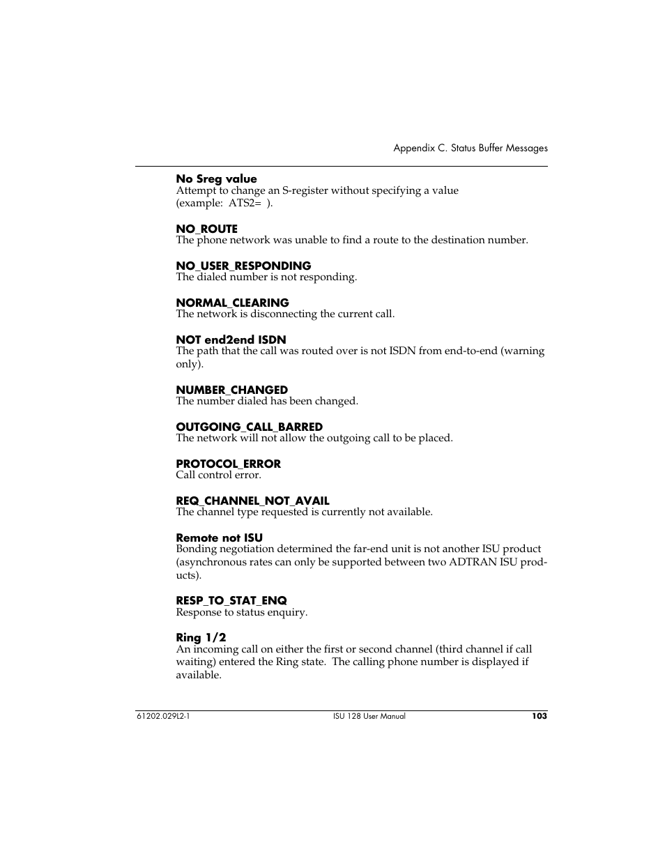 ADTRAN ISU 128 User Manual | Page 118 / 152