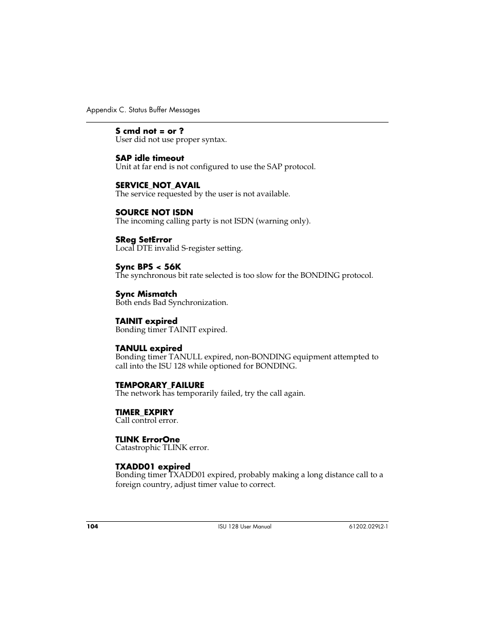 ADTRAN ISU 128 User Manual | Page 119 / 152