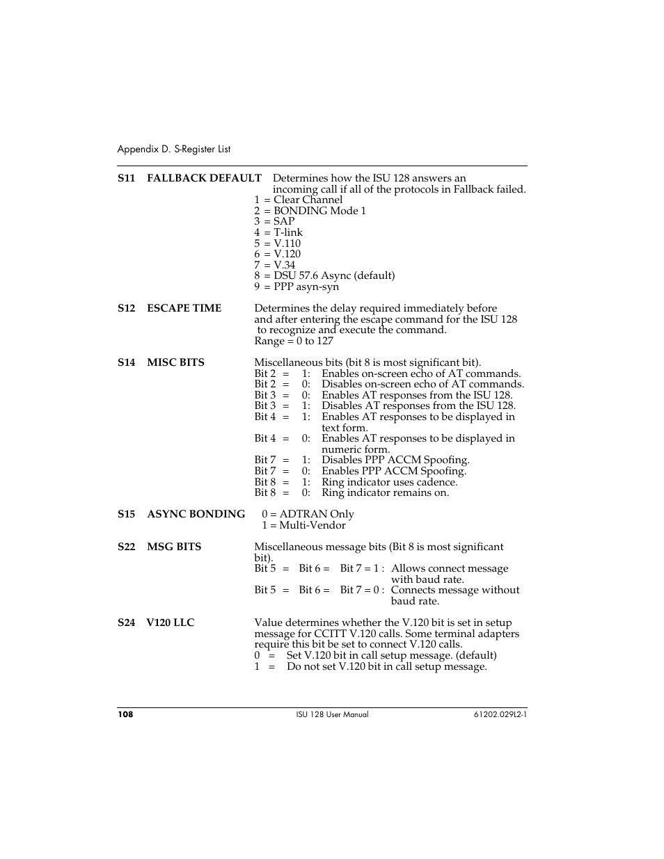 ADTRAN ISU 128 User Manual | Page 123 / 152