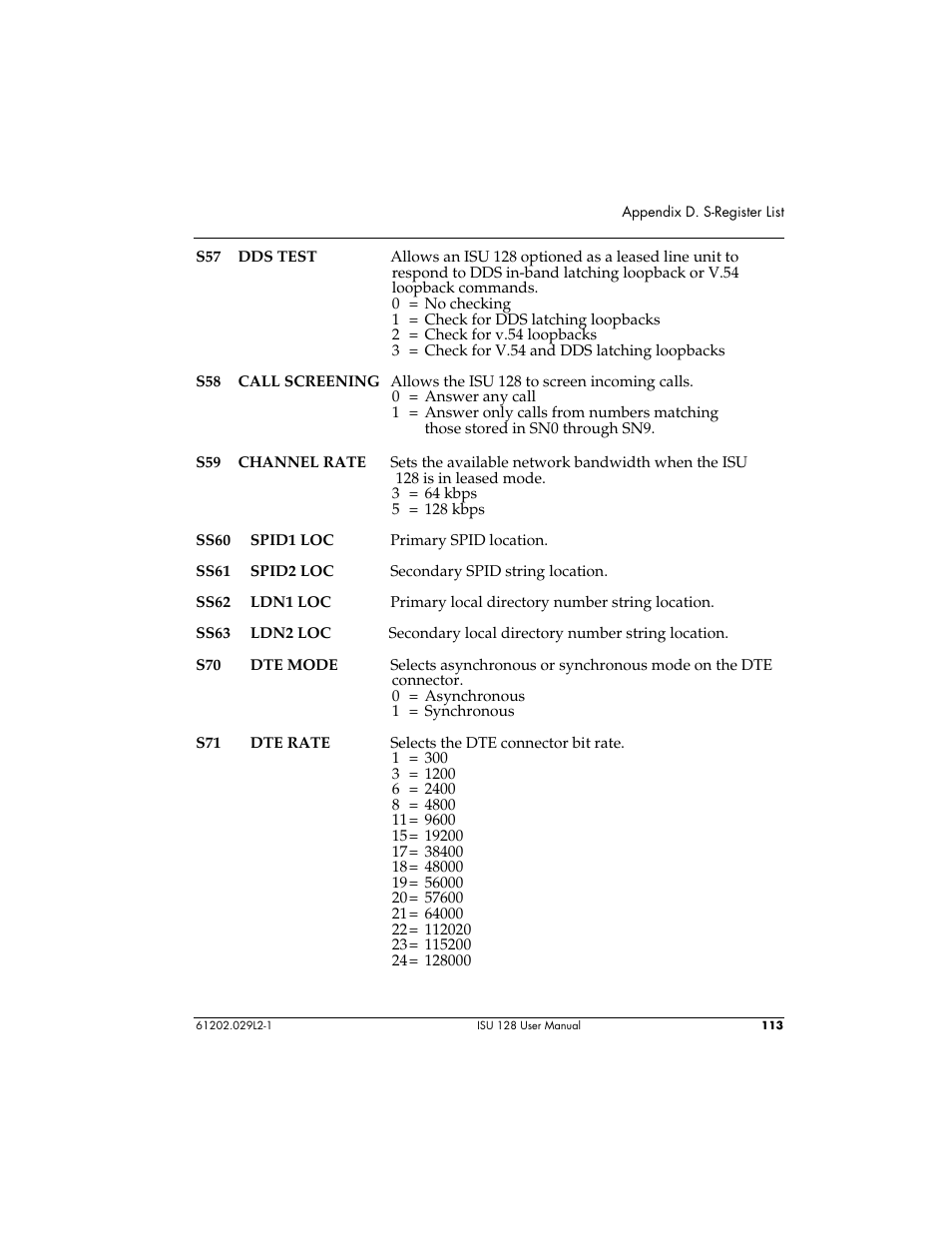 ADTRAN ISU 128 User Manual | Page 128 / 152