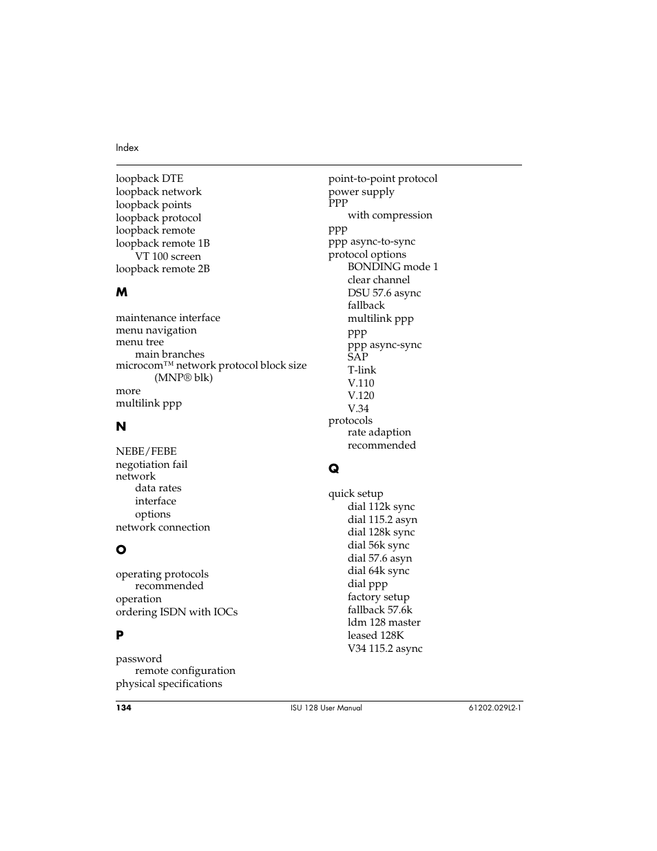 ADTRAN ISU 128 User Manual | Page 149 / 152