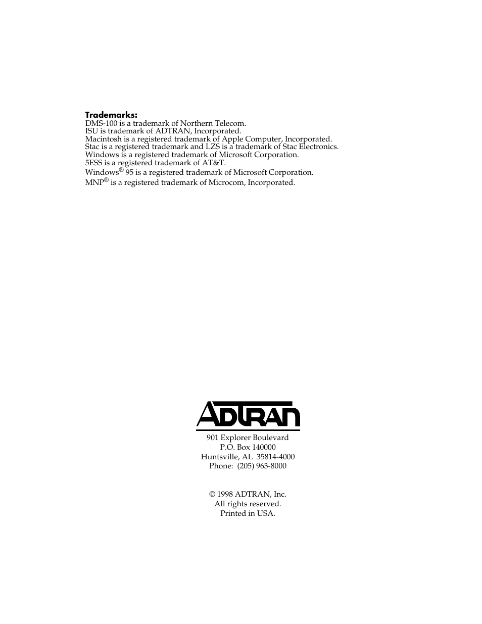 ADTRAN ISU 128 User Manual | Page 2 / 152