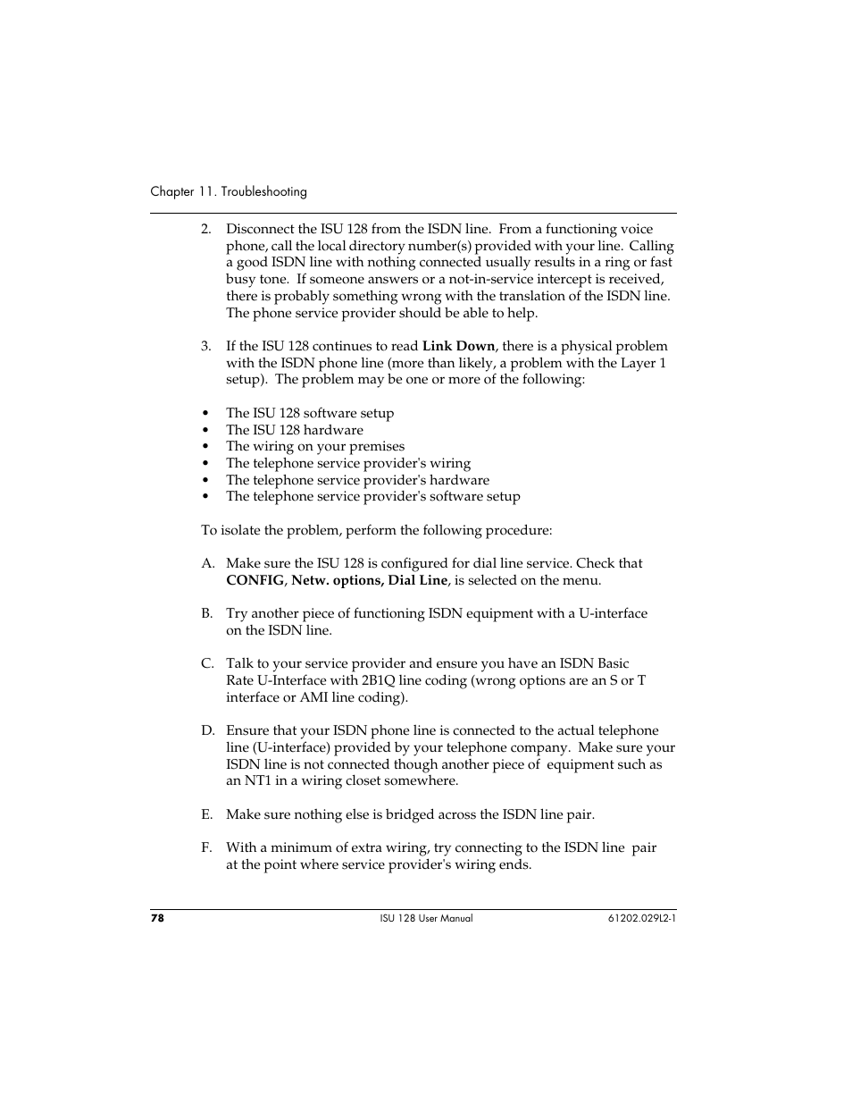 ADTRAN ISU 128 User Manual | Page 93 / 152