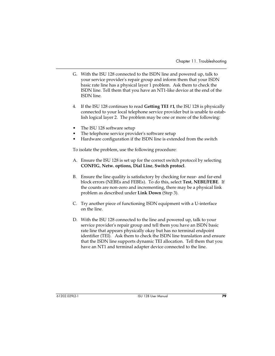 ADTRAN ISU 128 User Manual | Page 94 / 152