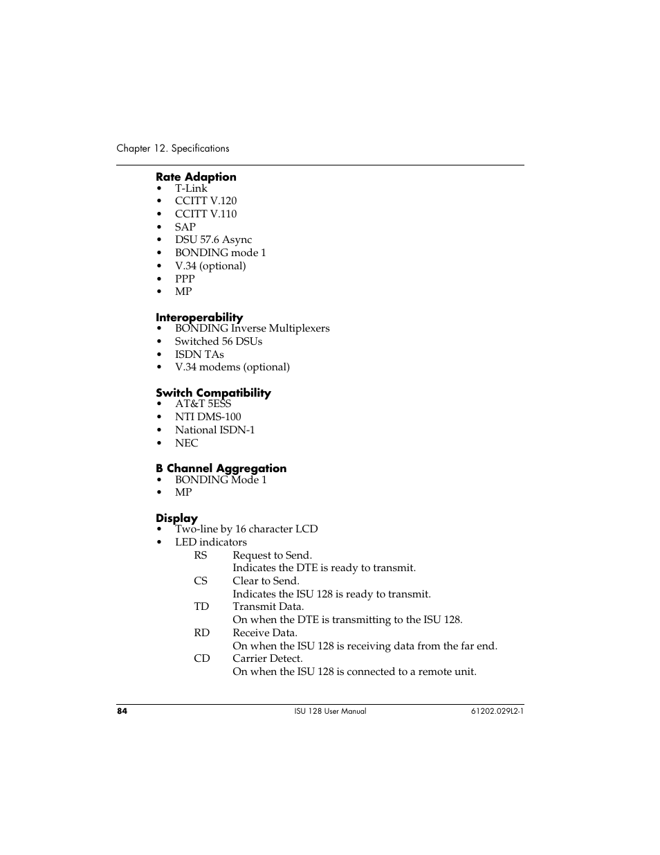 ADTRAN ISU 128 User Manual | Page 99 / 152