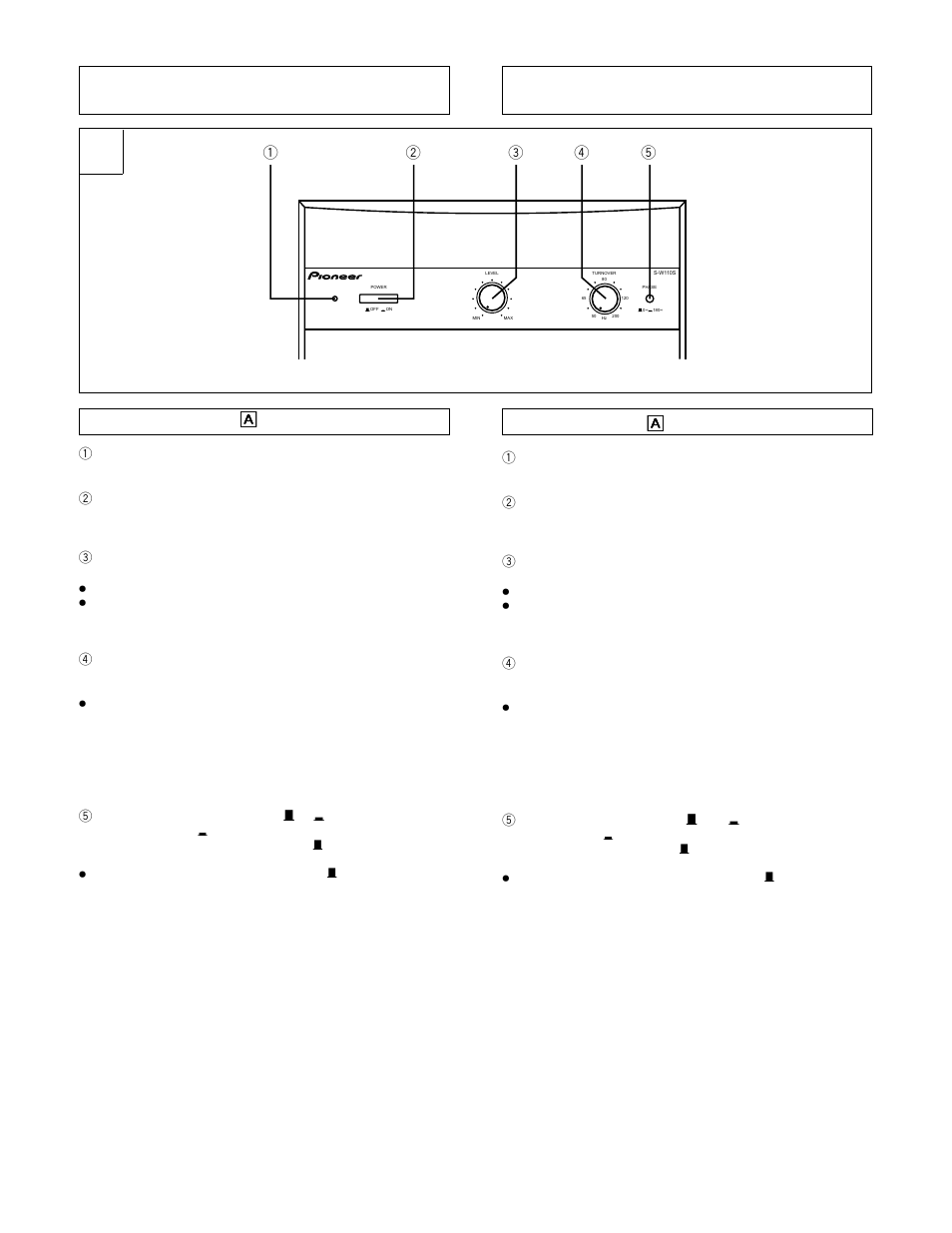 Aconfiguração dos painéis elementos del panel | Pioneer S-W150S User Manual | Page 42 / 52