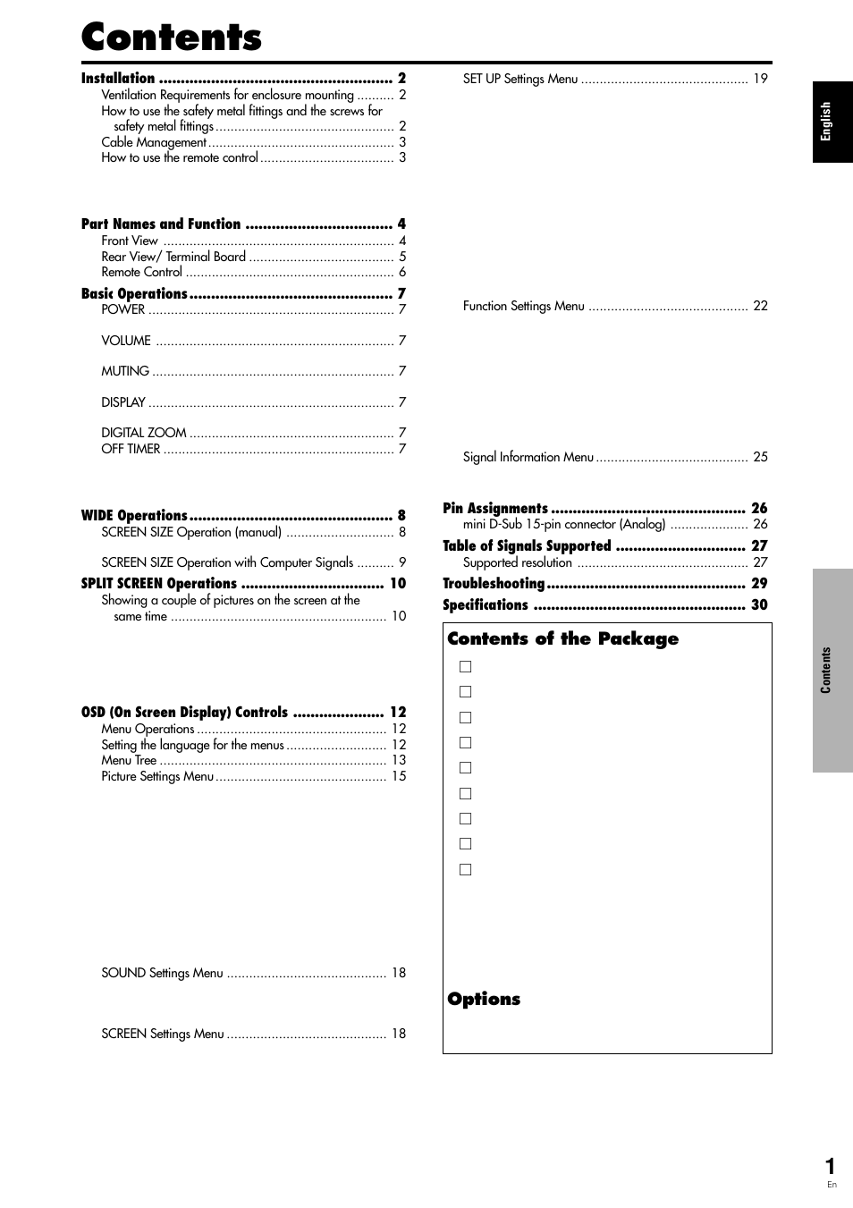 Pioneer PDP-615EX User Manual | Page 6 / 106
