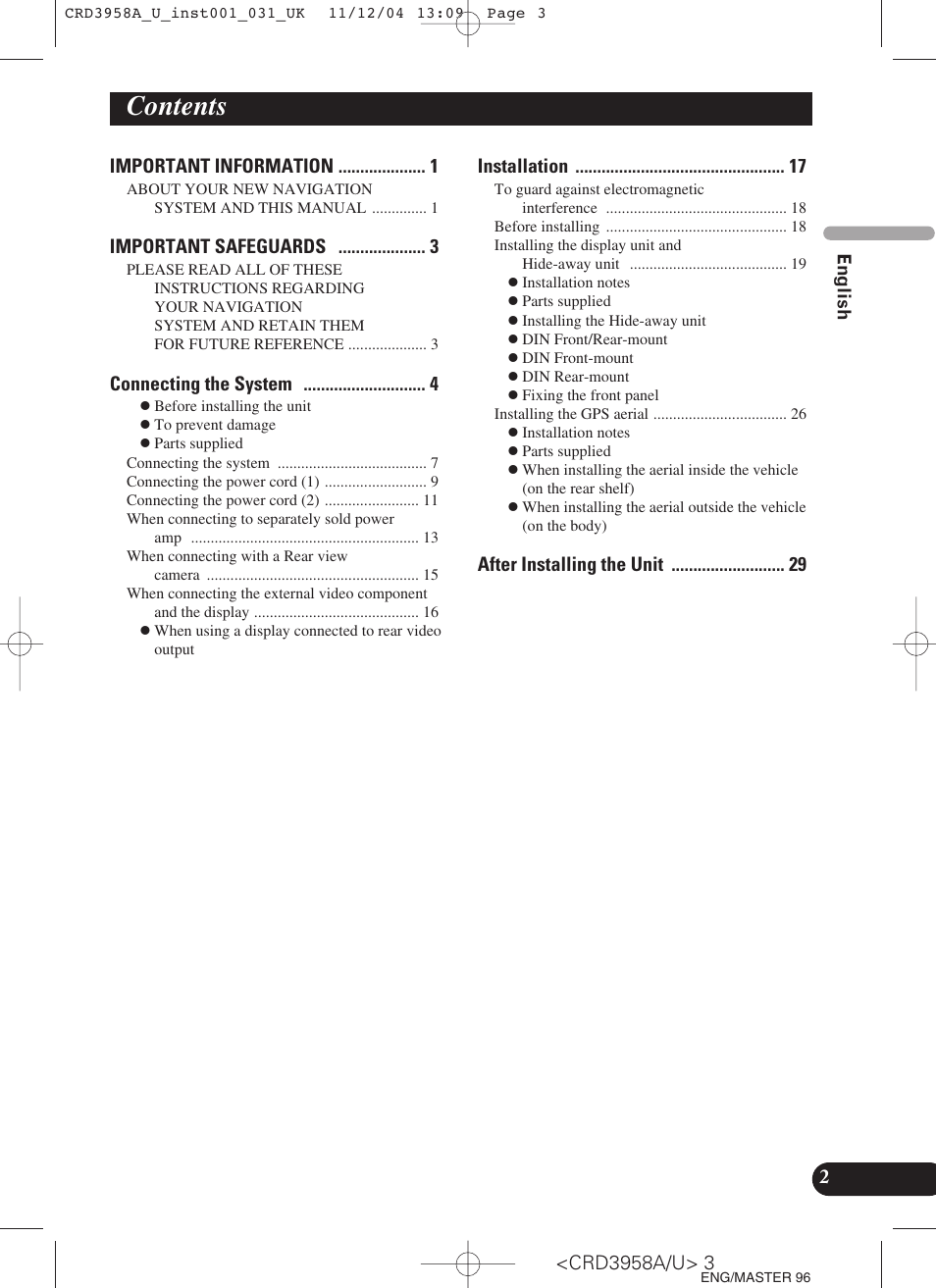 Pioneer AVIC-X1R User Manual | Page 3 / 181
