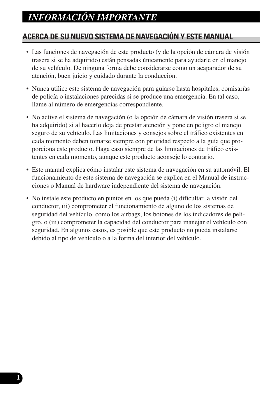 D4070a_u_inst034_065_spa, Información importante | Pioneer AVIC-X1BT User Manual | Page 34 / 194