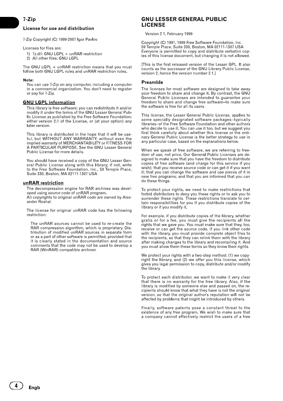 Pioneer AVIC-F320BT User Manual | Page 4 / 132