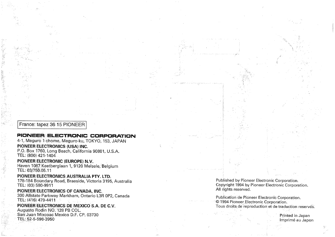 Pioneer CD-RB20 User Manual | Page 12 / 12